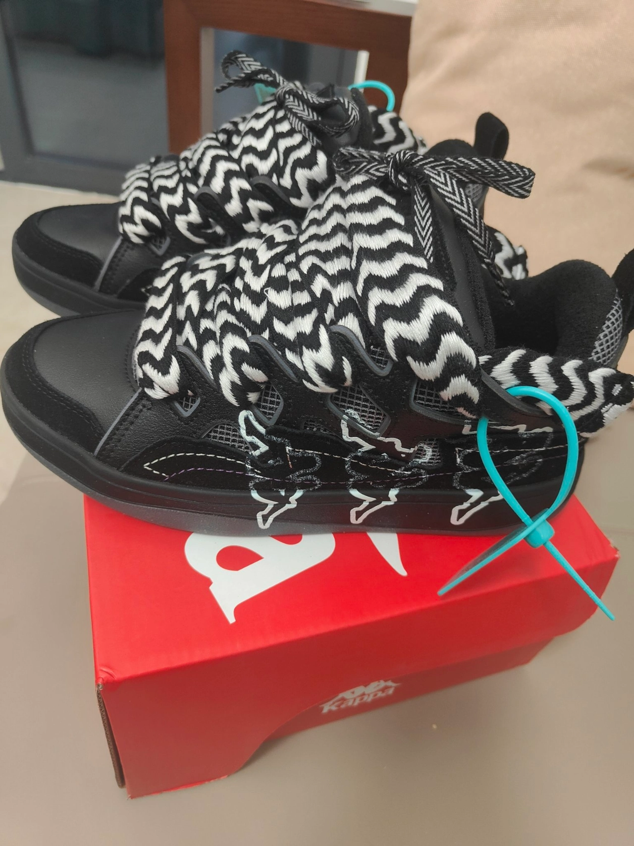 custom review-KAPPA Fatty Обувь Износостойкая и Легкая Низкие Кроссовки для Скейтбординга Унисекс Черные Серые