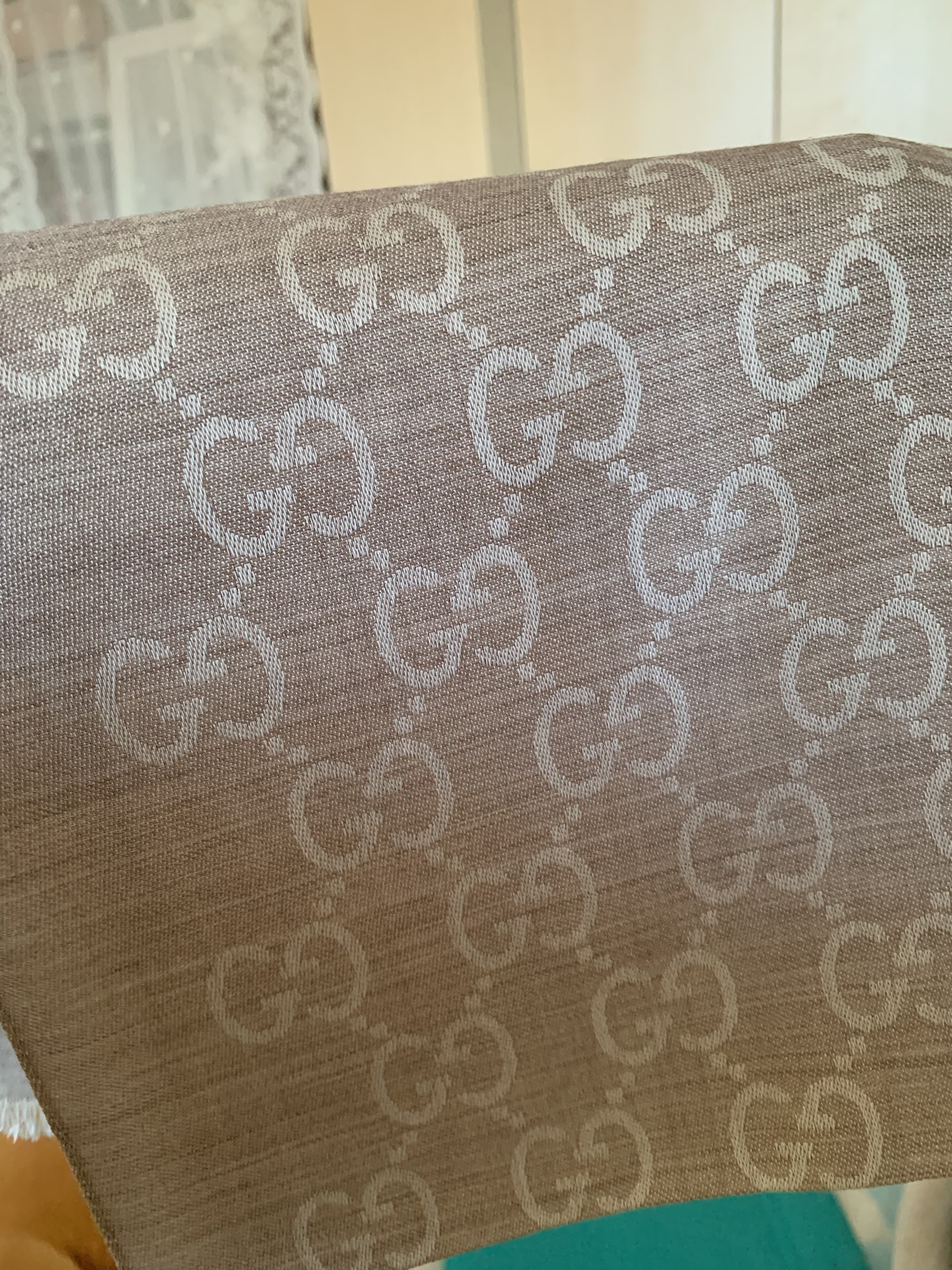 custom review-GUCCI Шерсть Вязаные Шарфы Унисекс Светлый Хаки