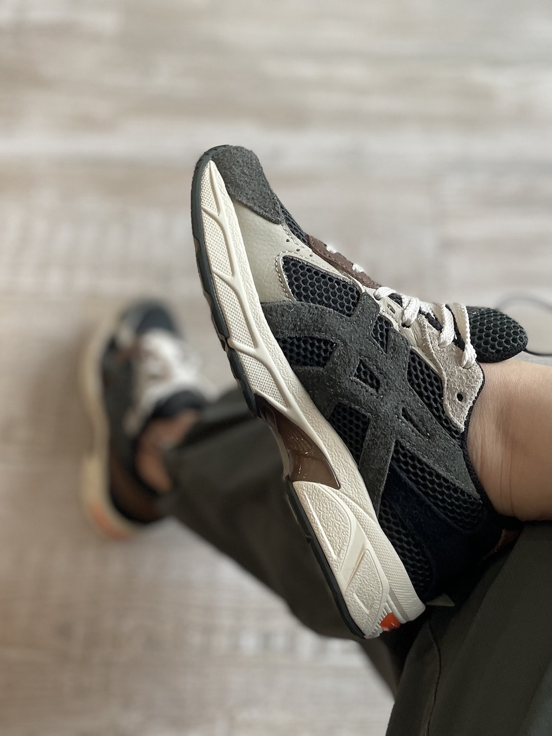 custom review-Hal STUDIOS x Asics Gel 1130 Сетчатая ткань Низкий топ Спортивная повседневная обувь Мужская Черная