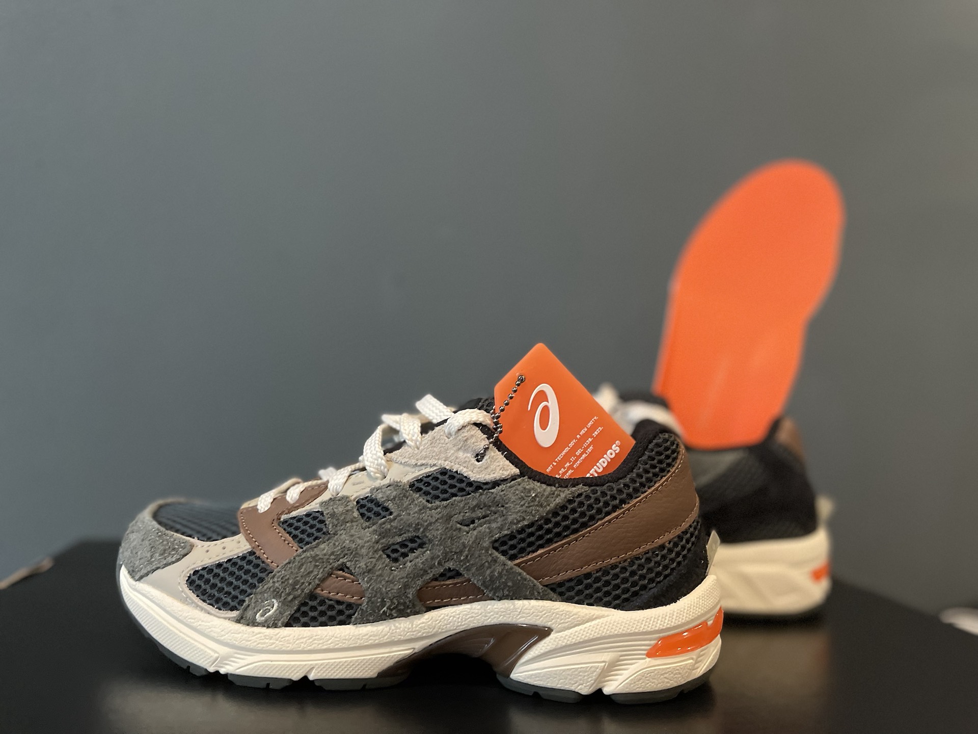 custom review-Hal STUDIOS x Asics Gel 1130 Сетчатая ткань Низкий топ Спортивная повседневная обувь Мужская Черная