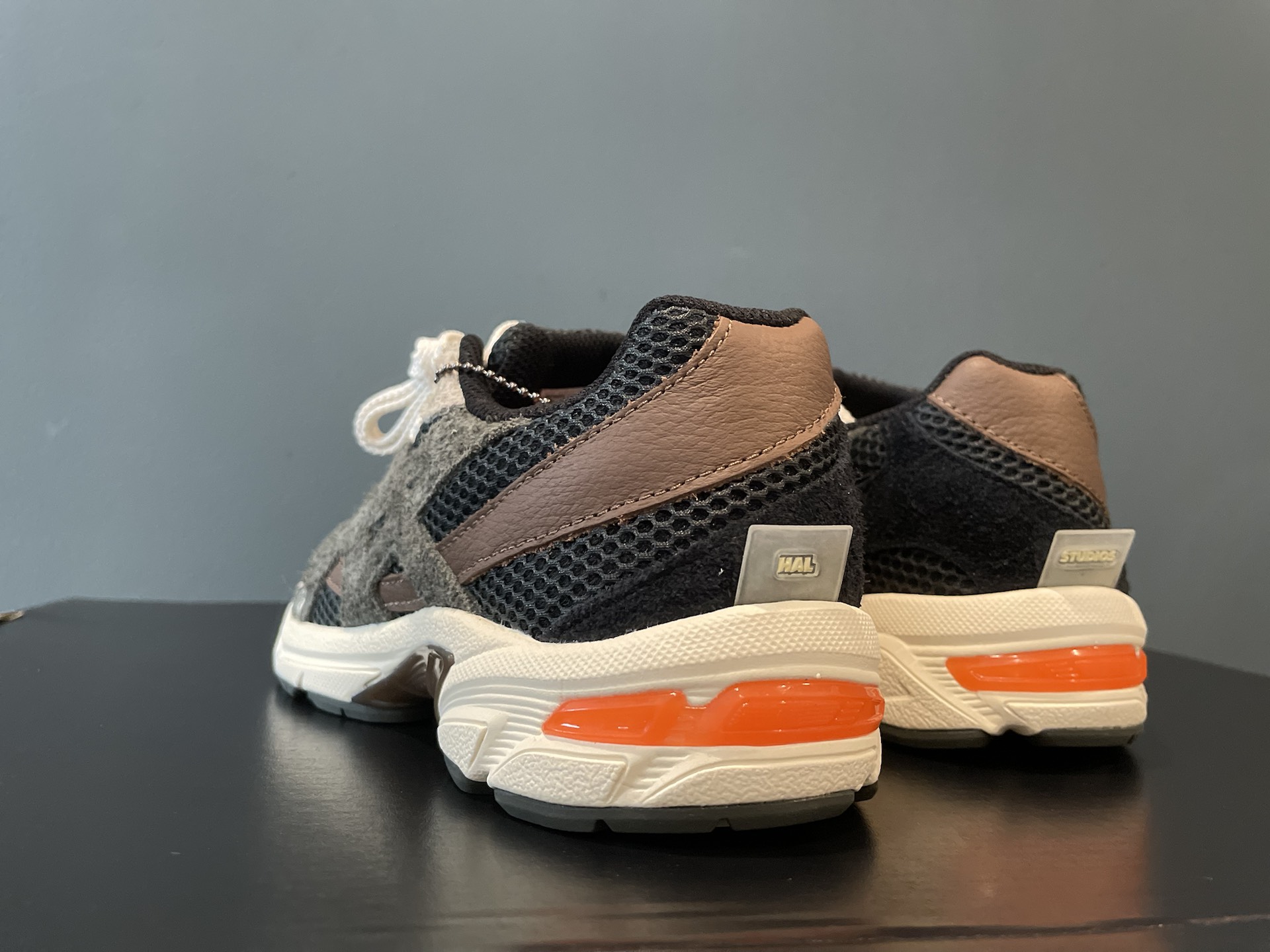 custom review-Hal STUDIOS x Asics Gel 1130 Сетчатая ткань Низкий топ Спортивная повседневная обувь Мужская Черная