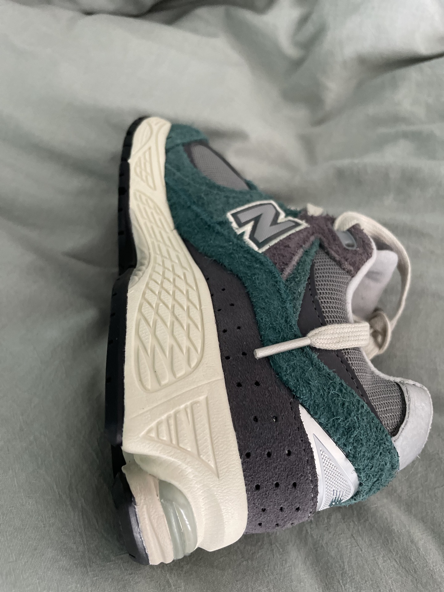 custom review-New Balance NB 2002R Амортизация Устойчивость к истиранию Дышащий Низкий Верх Повседневная Беговая Обувь Унисекс Зеленый