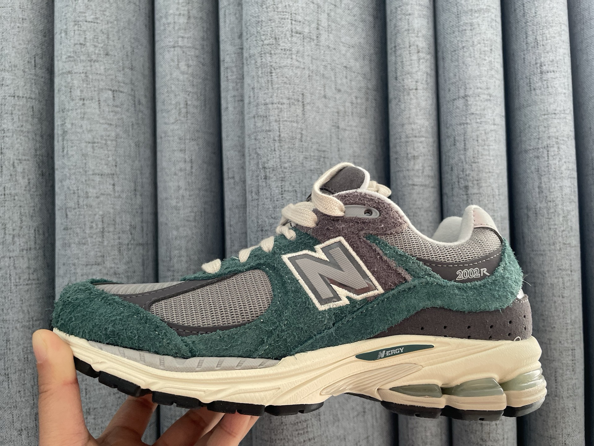 custom review-New Balance NB 2002R Амортизация Устойчивость к истиранию Дышащий Низкий Верх Повседневная Беговая Обувь Унисекс Зеленый
