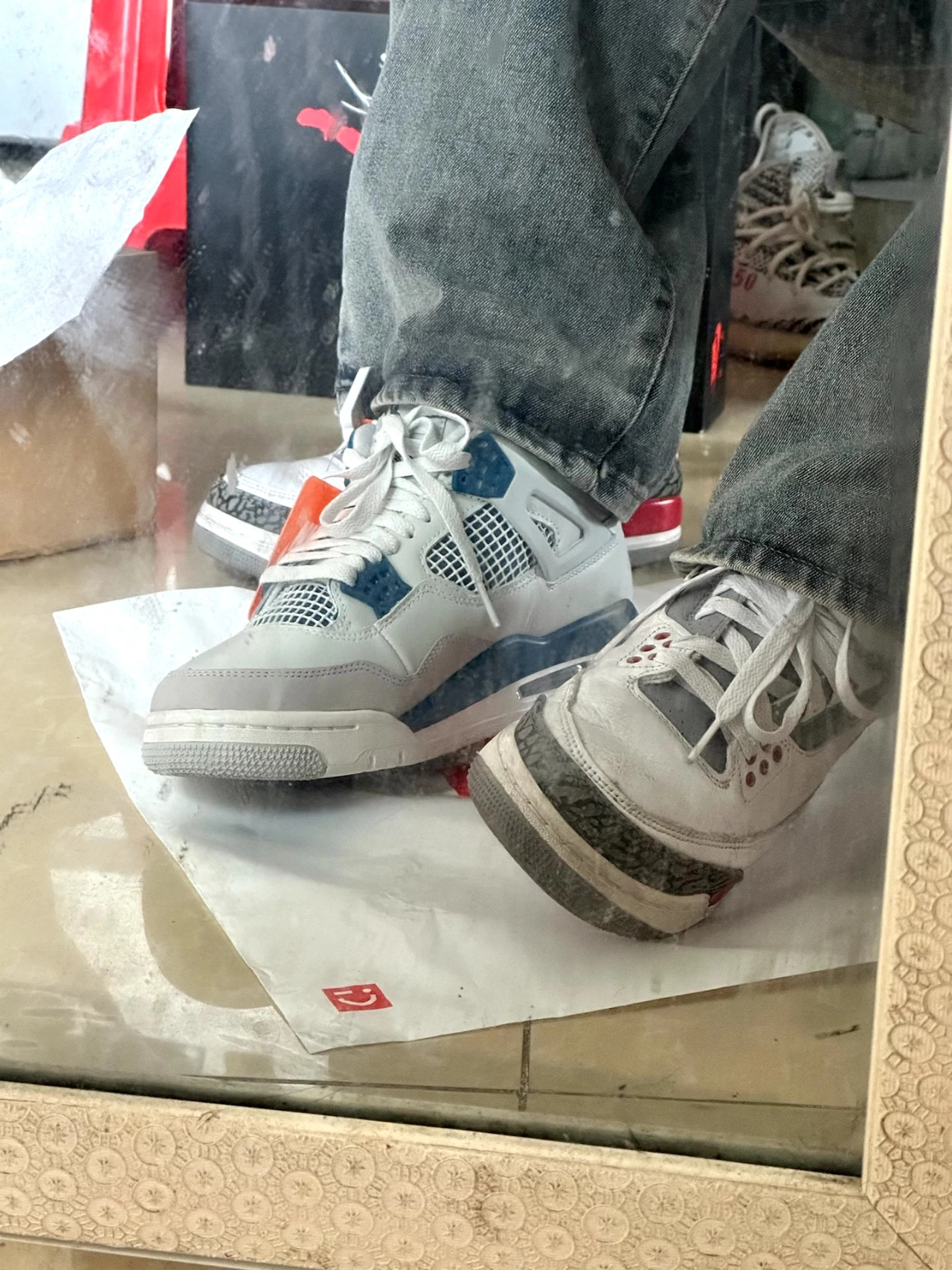 custom review-Jordan 4 Retro Military Blue 2024 GS
