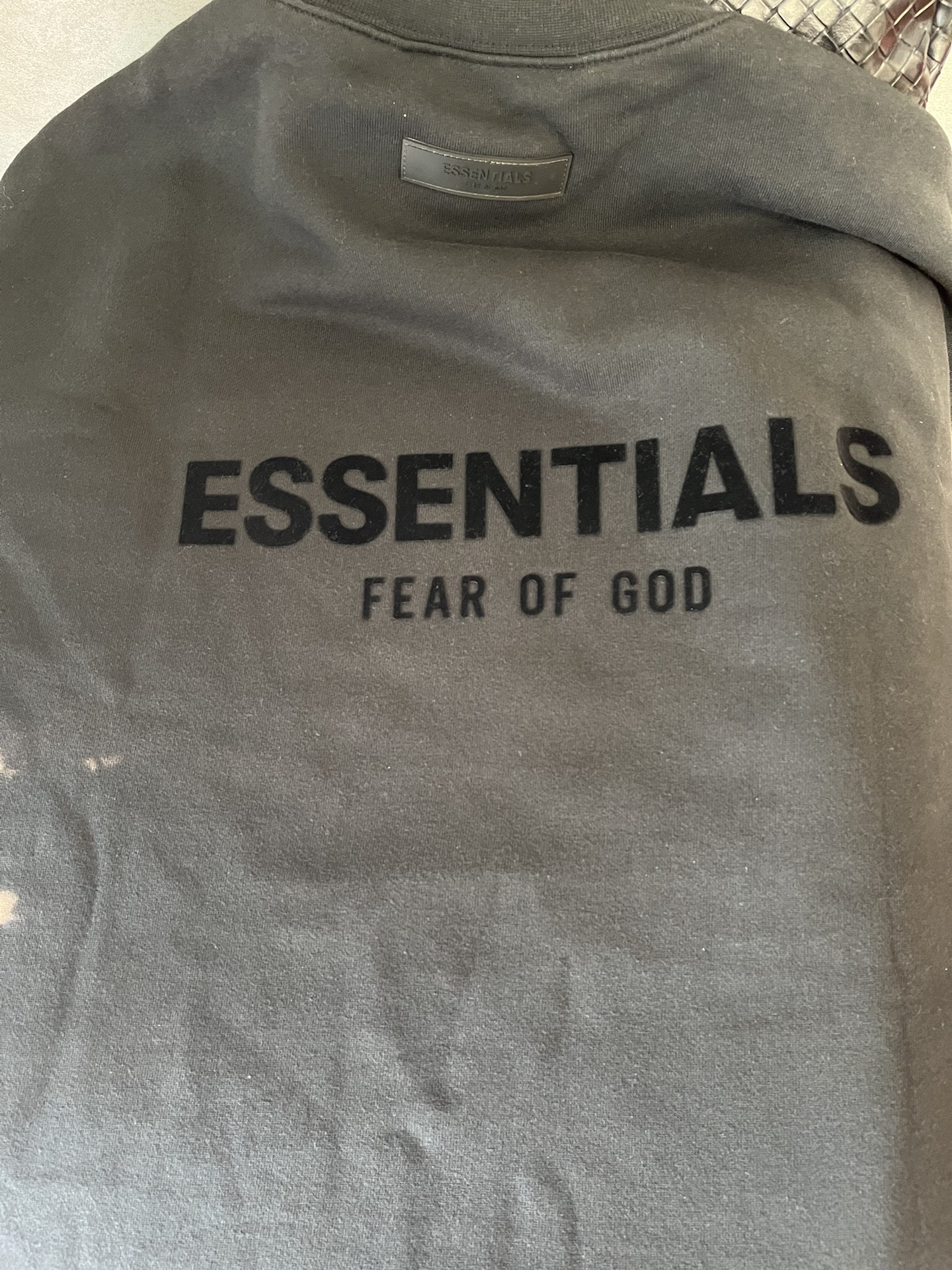 custom review-Fear Of God Essentials Свитшот Унисекс Черный