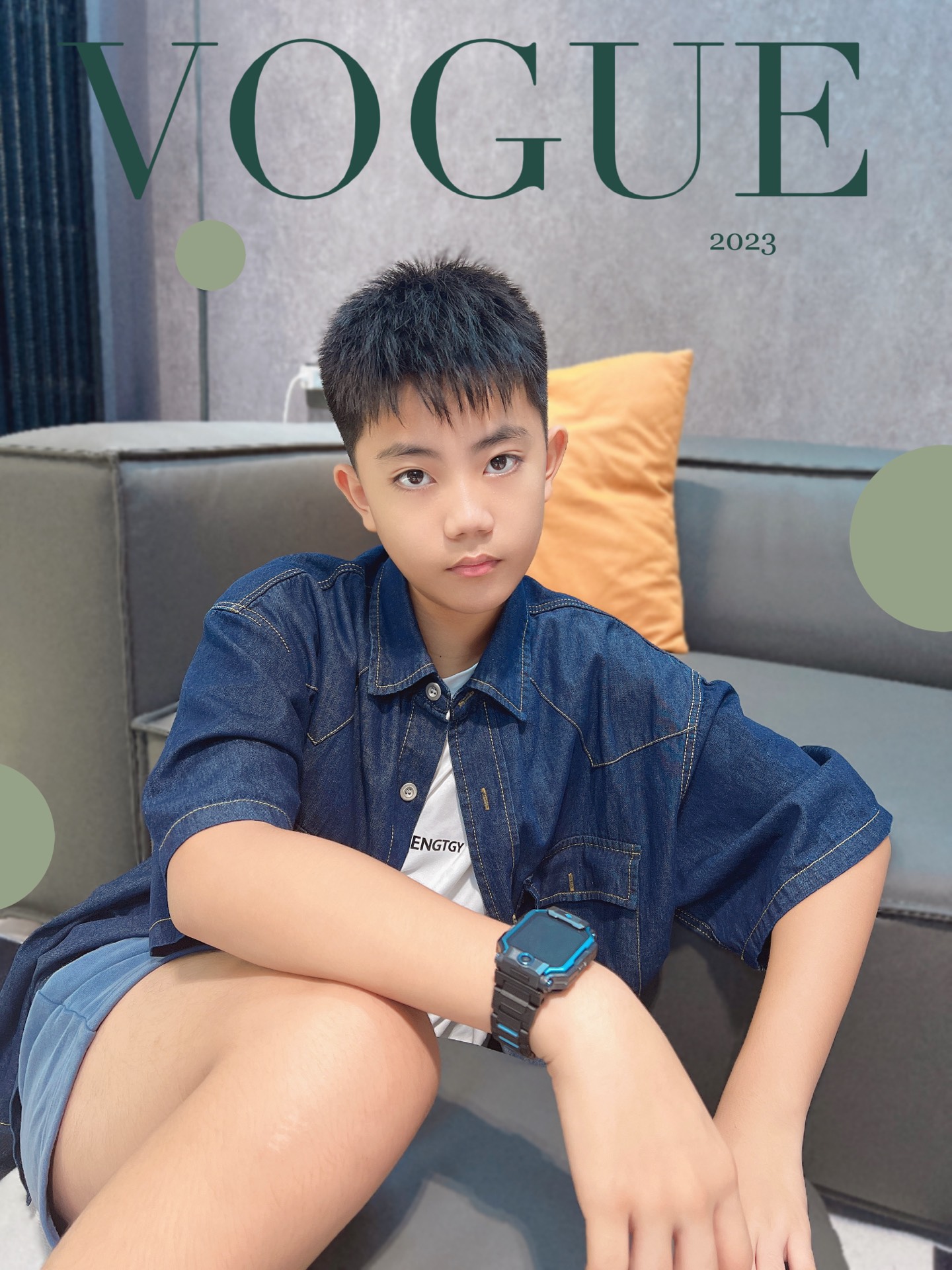 14岁的年纪当然少年感满满啦