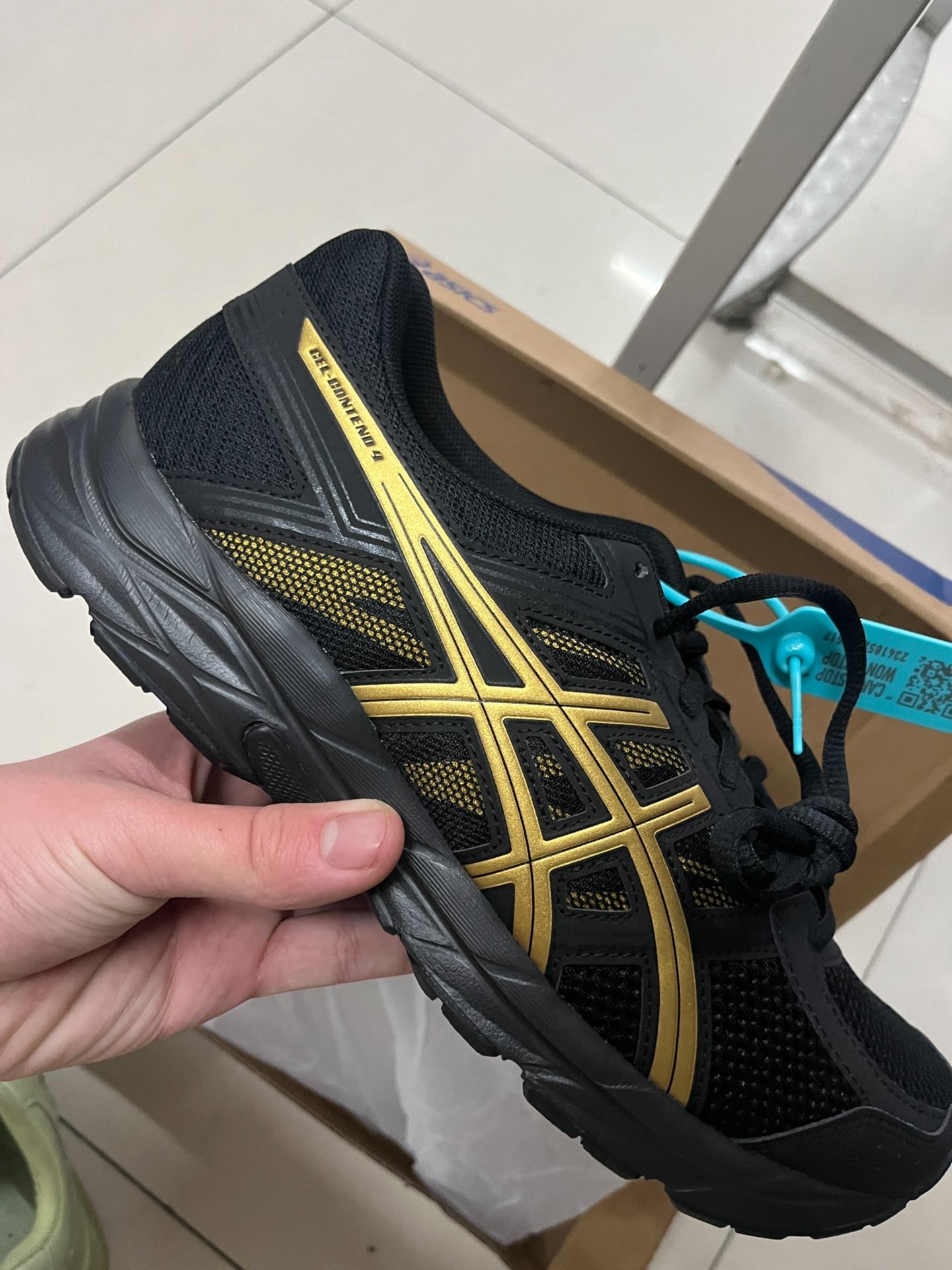 custom review-ASICS Гель Contend 4 Беговые кроссовки Низкий Топ Мужской
