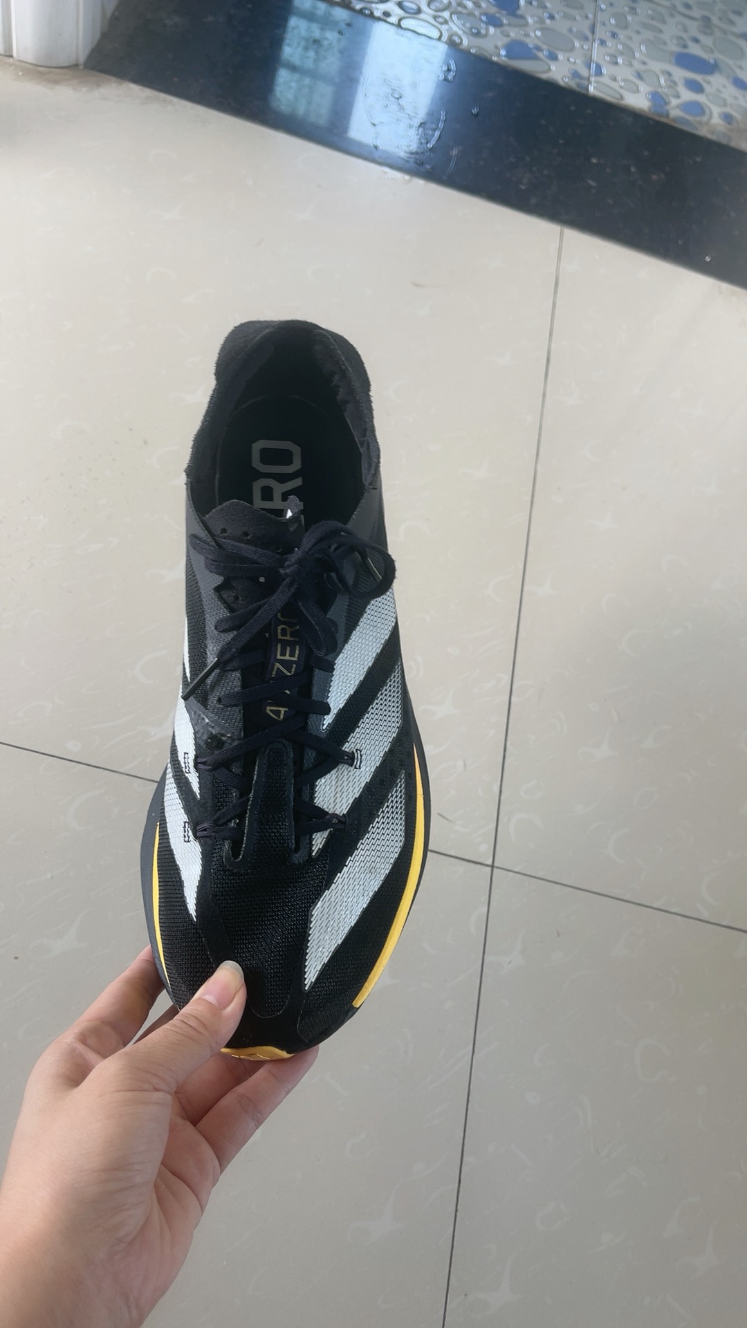 custom review-Adidas Adizero Adios Pro 3 Black Spark