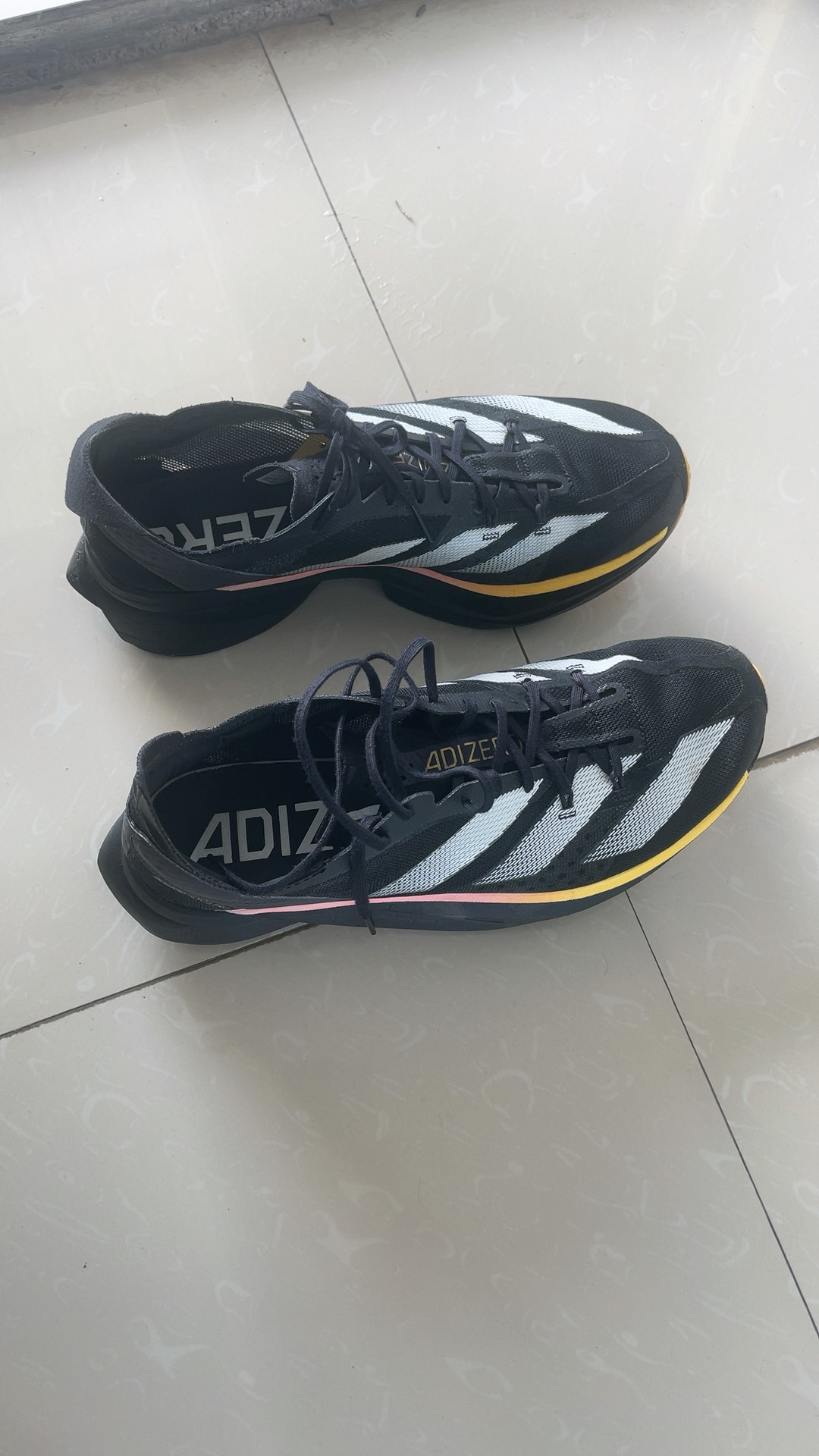custom review-Adidas Adizero Adios Pro 3 Black Spark