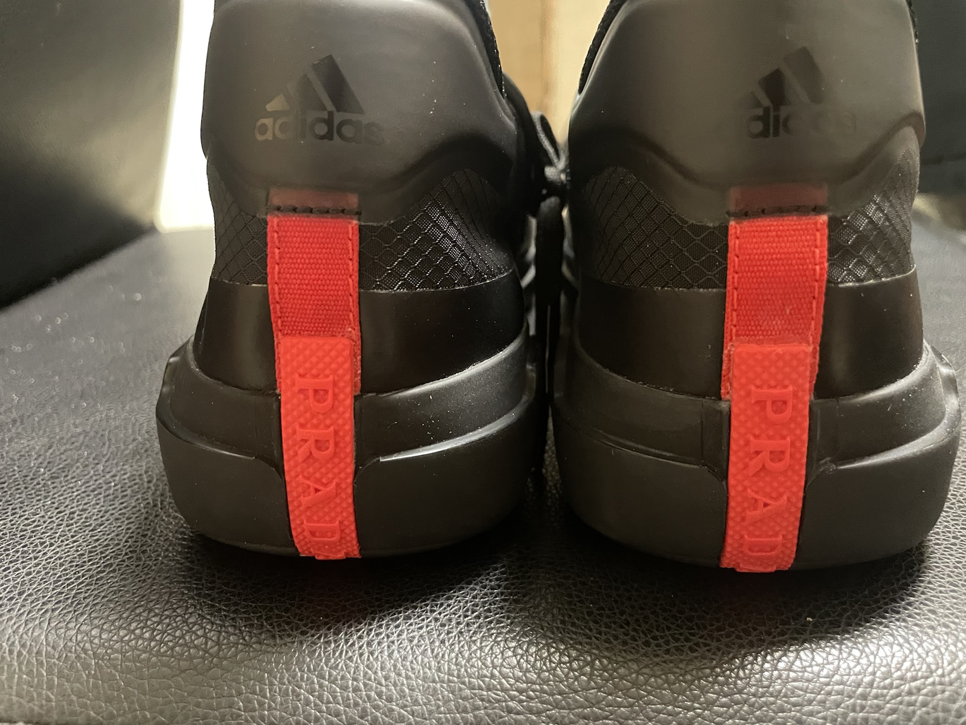 custom review-PRADA x Adidas Luna Rossa 21 PU (полиуретан) текстиль устойчивый к истиранию низкие кеды для бега унисекс