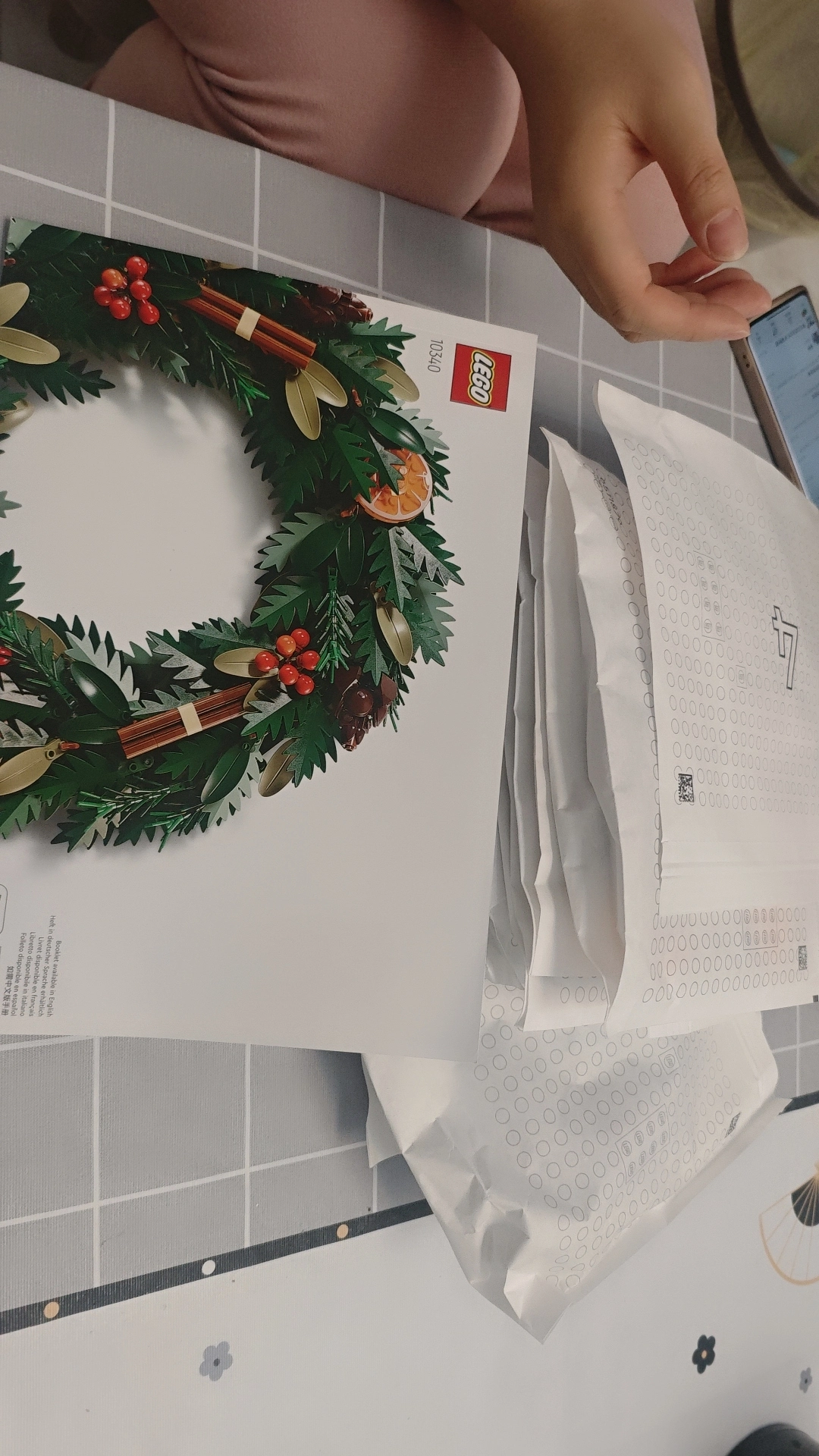 custom review-Лего Рождество Венок Конструкторы 1194 шт. 10340