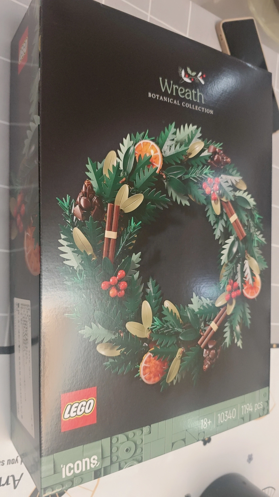 custom review-Лего Рождество Венок Конструкторы 1194 шт. 10340