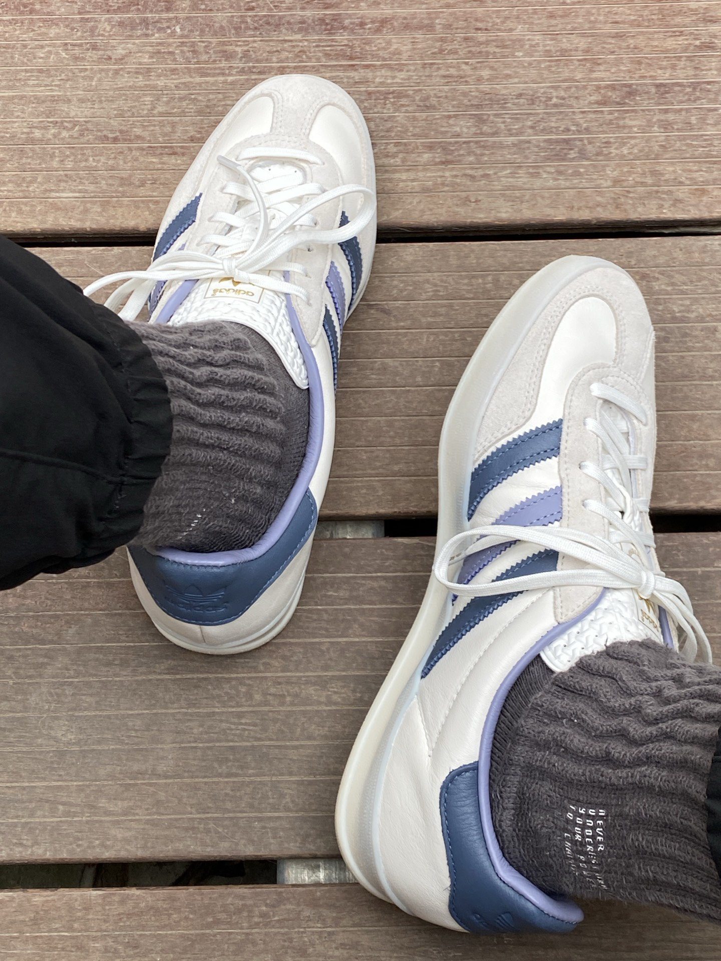 custom review-Adidas Gazelle Indoor White Preloved Ink
