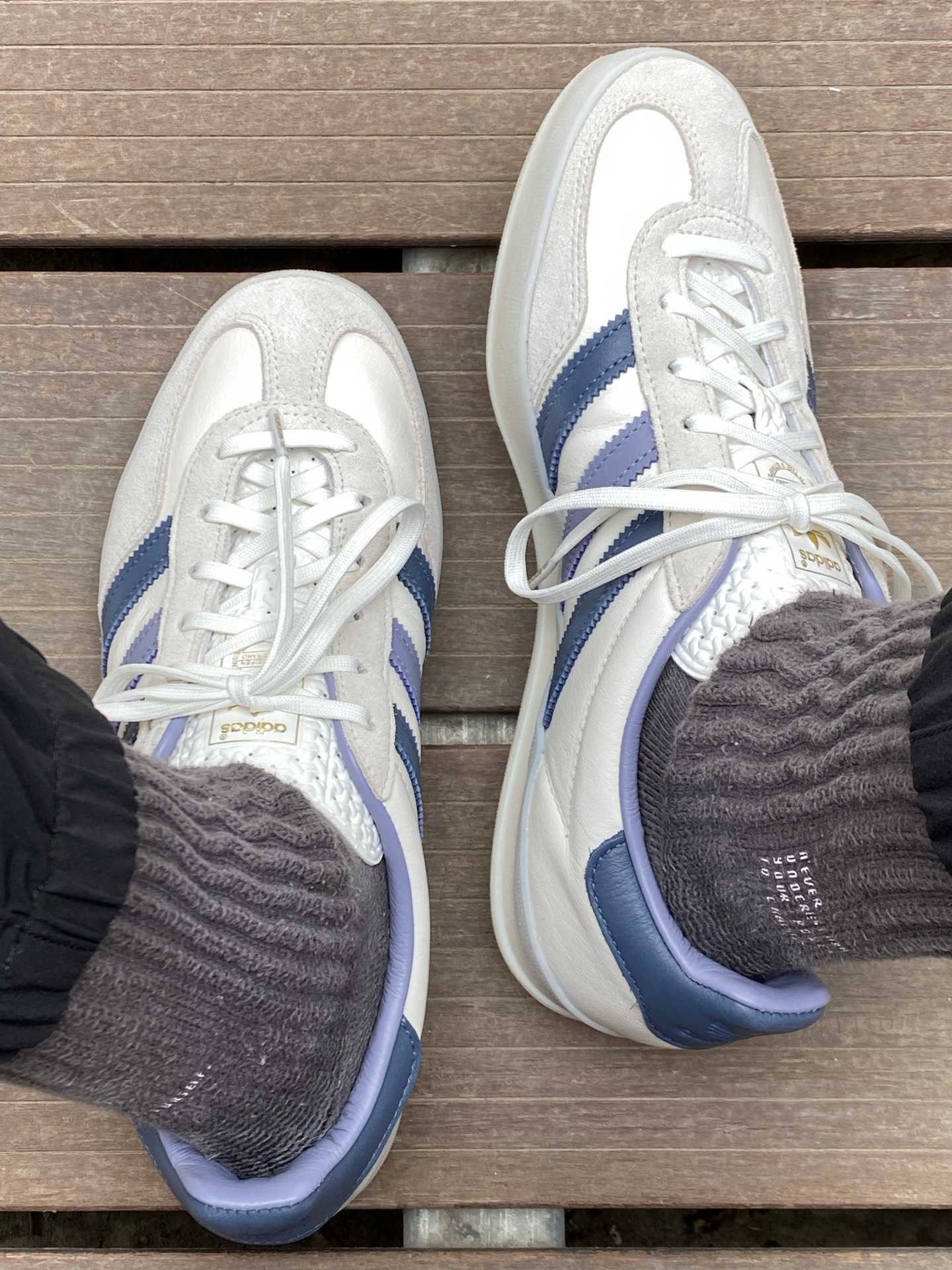 custom review-Adidas Gazelle Indoor White Preloved Ink