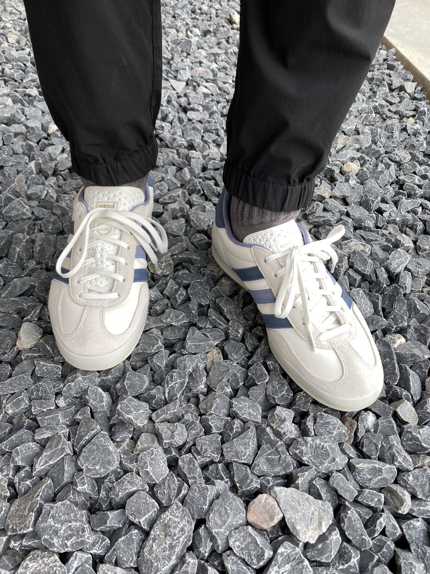 custom review-Adidas Gazelle Indoor White Preloved Ink