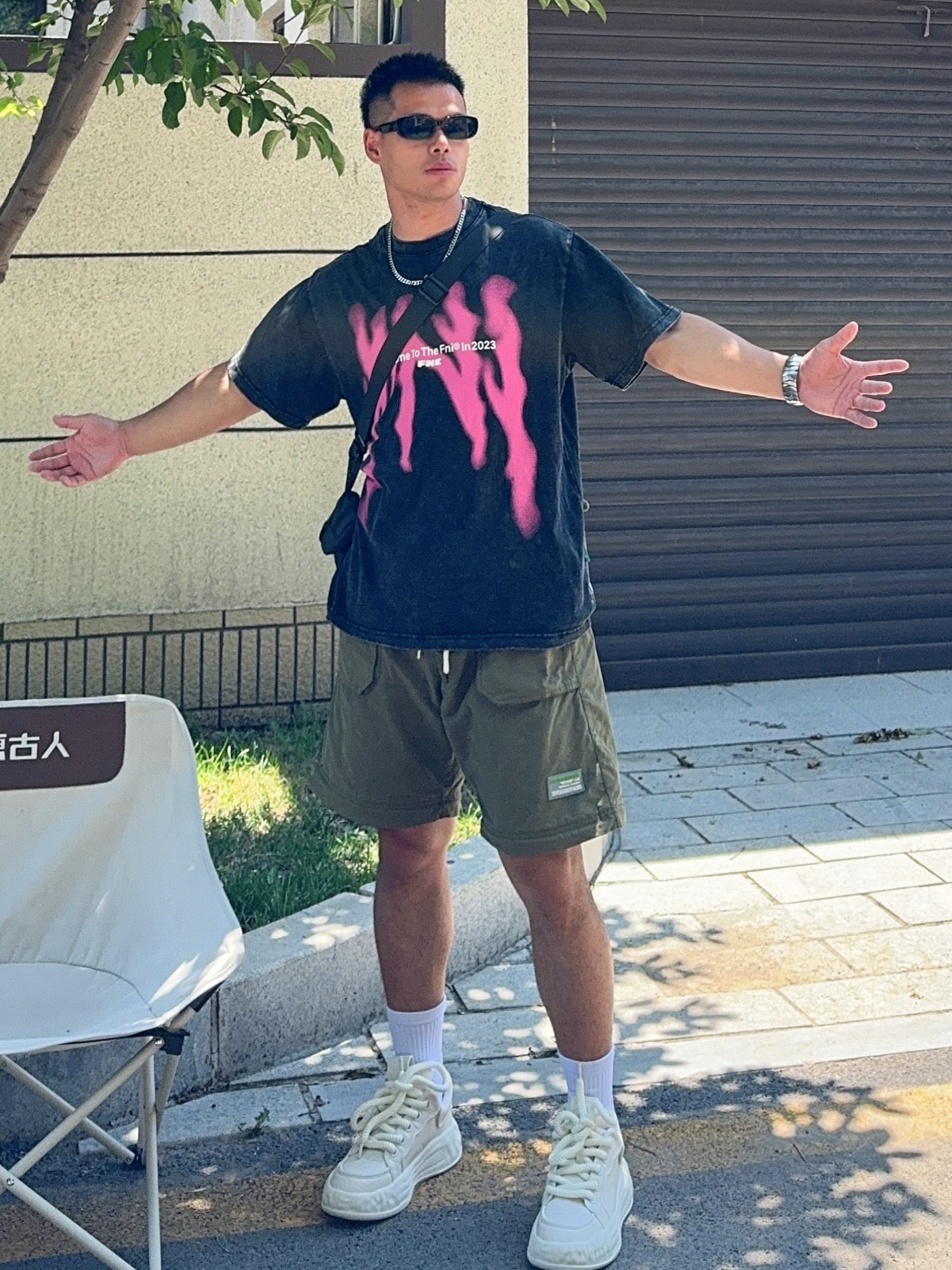 白鞋配白袜 谁能顶得住