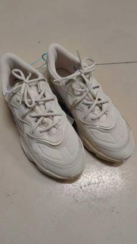 custom review-Adidas Originals Ozweego Устойчивый к истиранию Низкий Топ Повседневная обувь Унисекс Жемчужно-серый