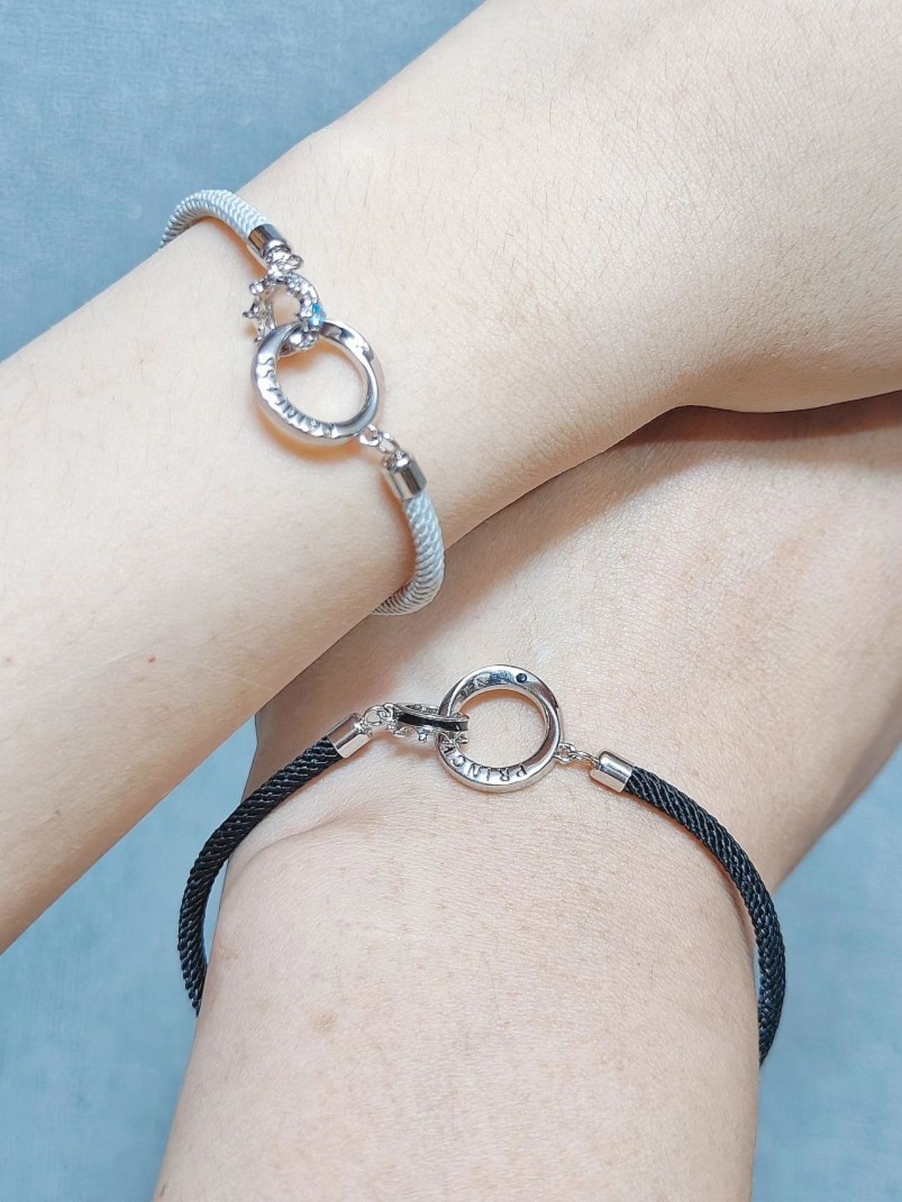 超爱这种简单款式的情侣手链