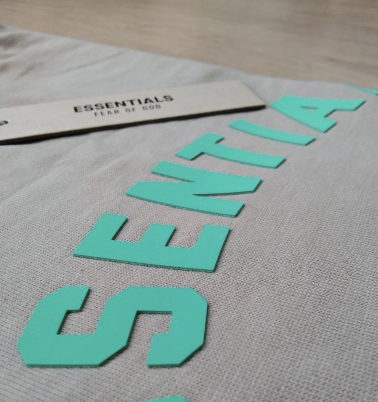 custom review-Fear of God Essentials SS24 Drop2 Crewneck T-Shirt T-Shirt Men's Grey