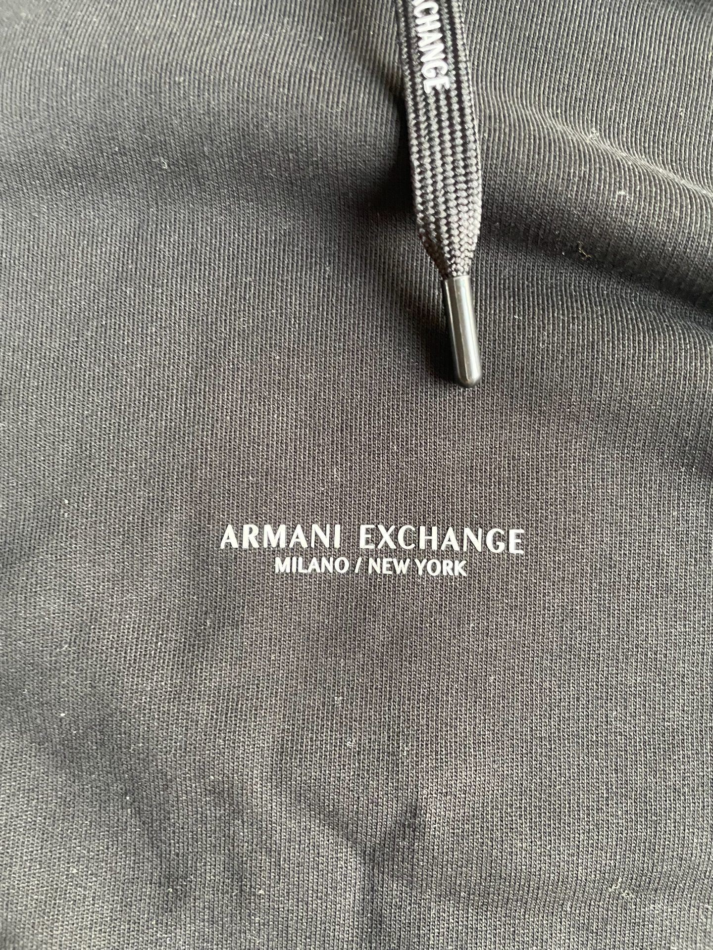 custom review-ARMANI EXCHANGEAE FW22 Толстовка Мужской Черный