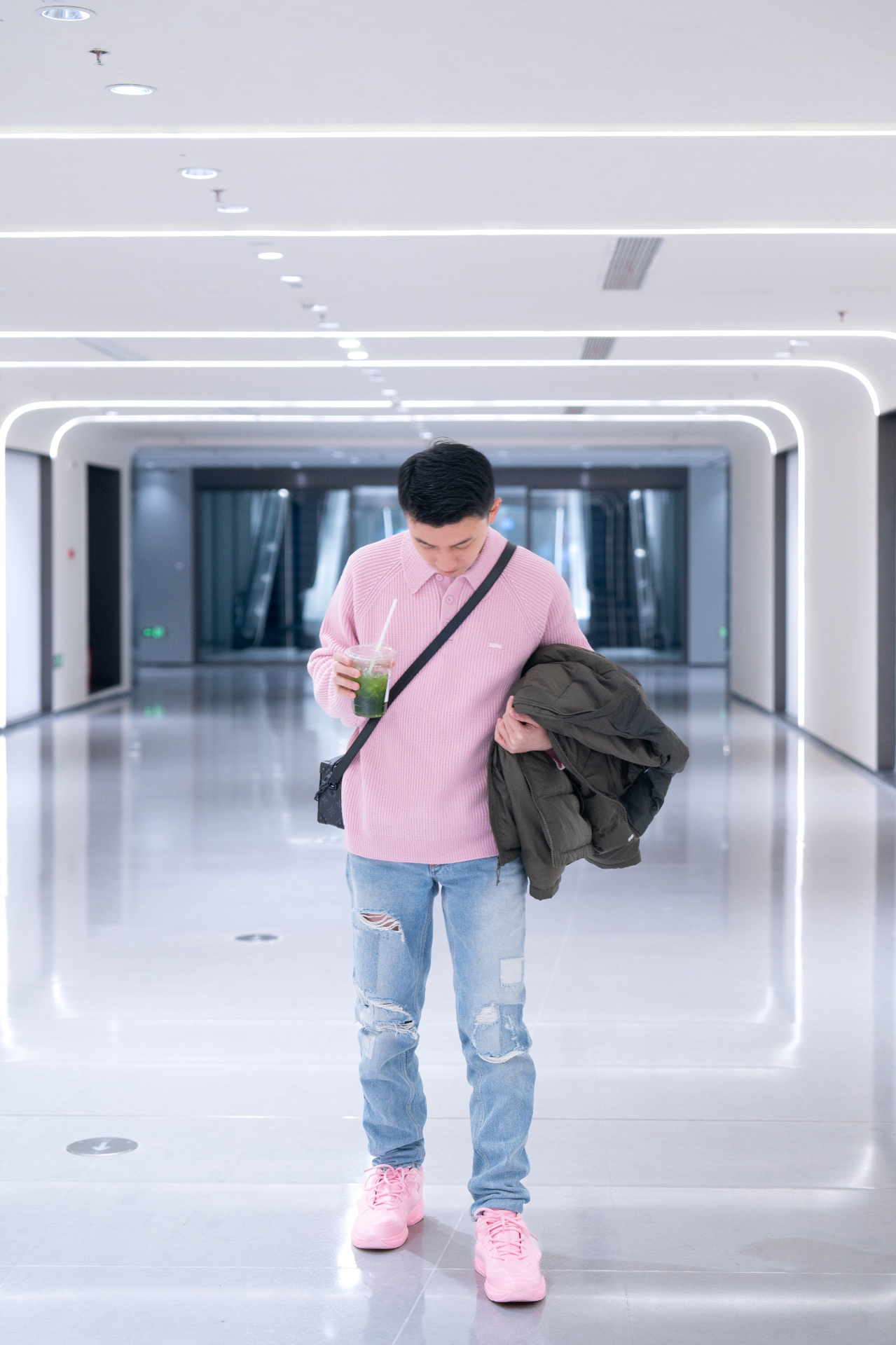 custom review-MARTINE ROSE x Nike Air King 4 Non Slip Легкий Низкий Топ Толстая Подошва Кроссовки Унисекс Розовые