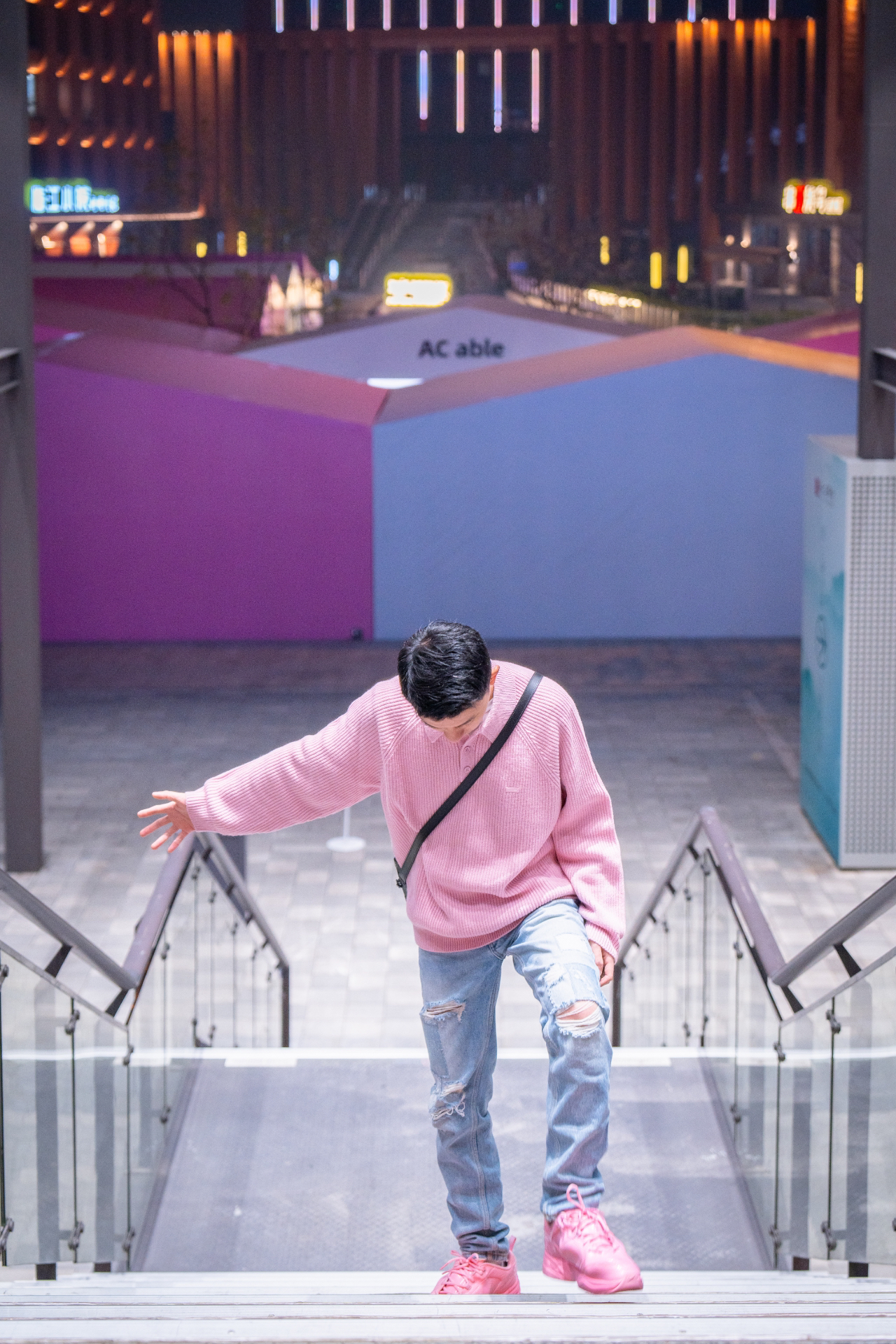 custom review-MARTINE ROSE x Nike Air King 4 Non Slip Легкий Низкий Топ Толстая Подошва Кроссовки Унисекс Розовые