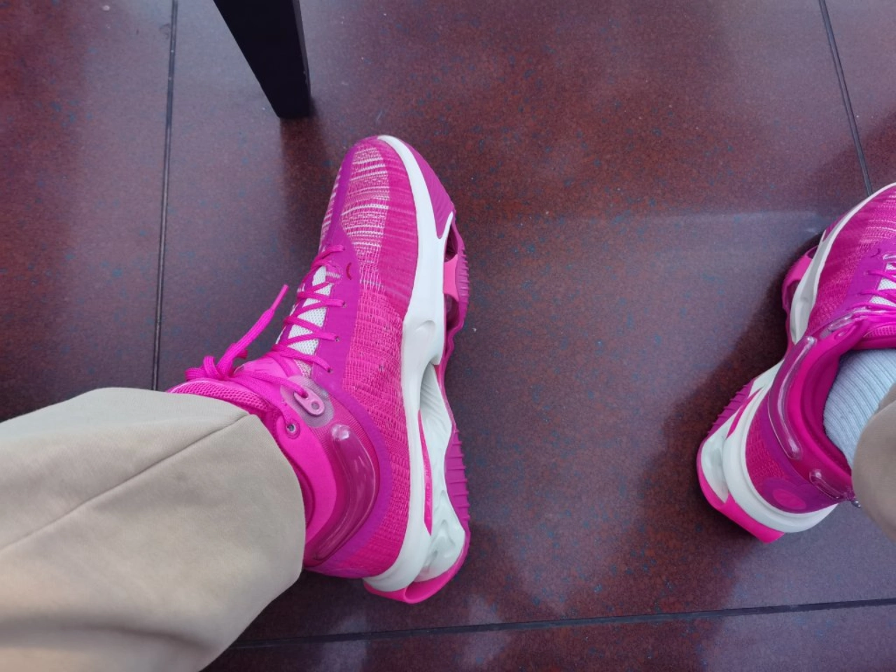 custom review-Nike Air Zoom г.T. Jump 2 MID Топ Баскетбольные кроссовки Мужской Розовый