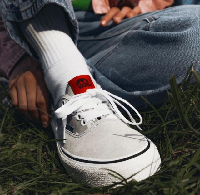 custom review-Aape x VANS Аутентичные Little Lightning Устойчивые к истиранию Низкие Кроссовки для скейтбординга Унисекс