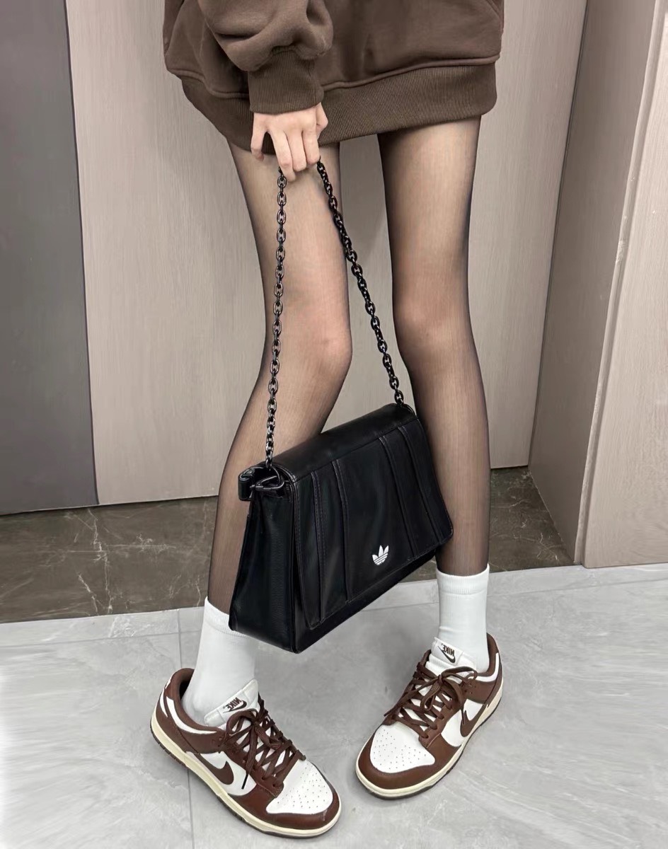 custom review-Nike Dunk 'Surfaces In Коричневый и Парус' Шоколадные Аbrasion-Resistant Низкие Кроссовки для скейтбординга Женские Коричневый белый