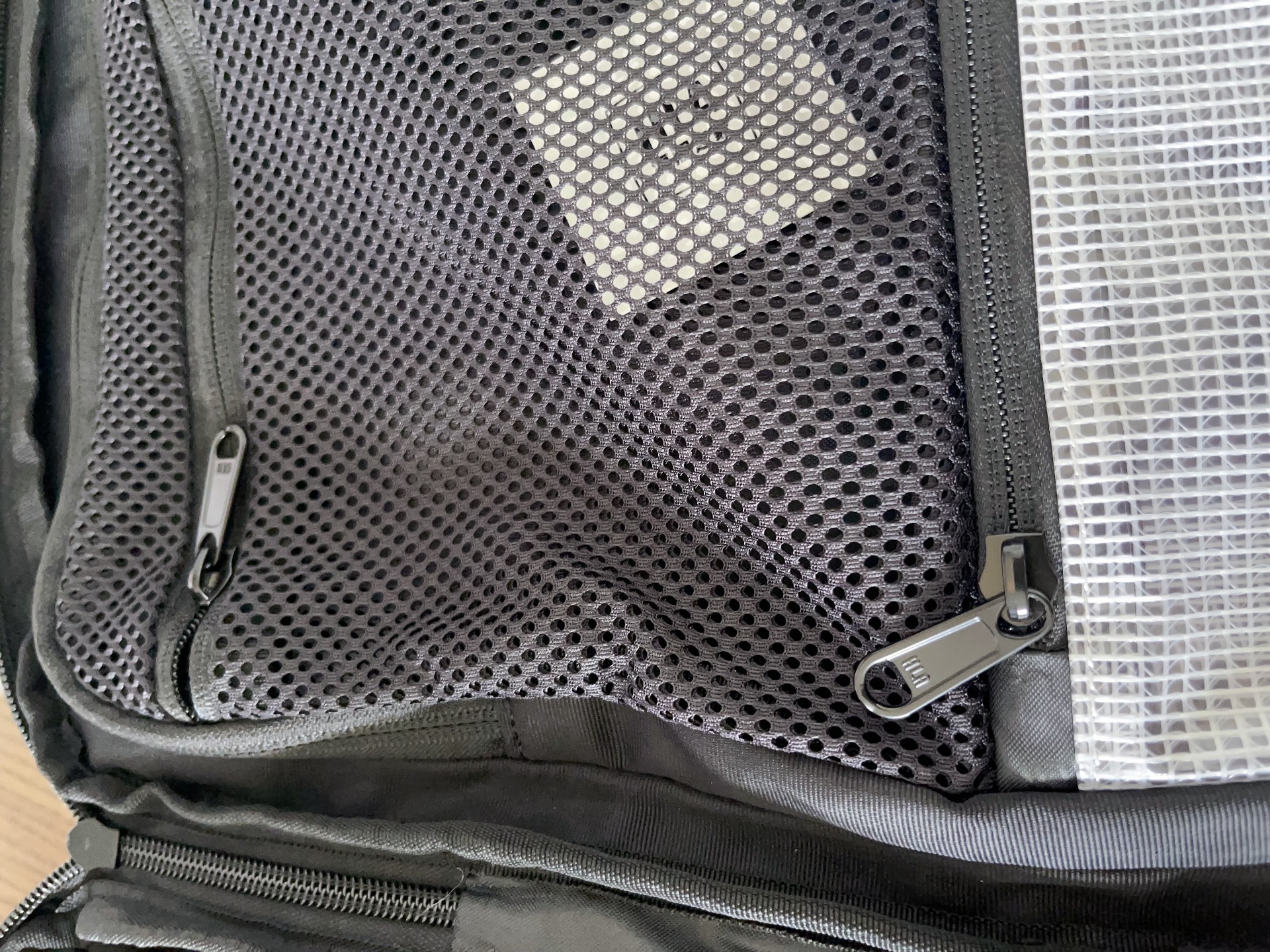 custom review-HLA Кожа Мембрана Дорожная Сумка Дорожная Сумка Рюкзак Большой Мужской Черный Серый