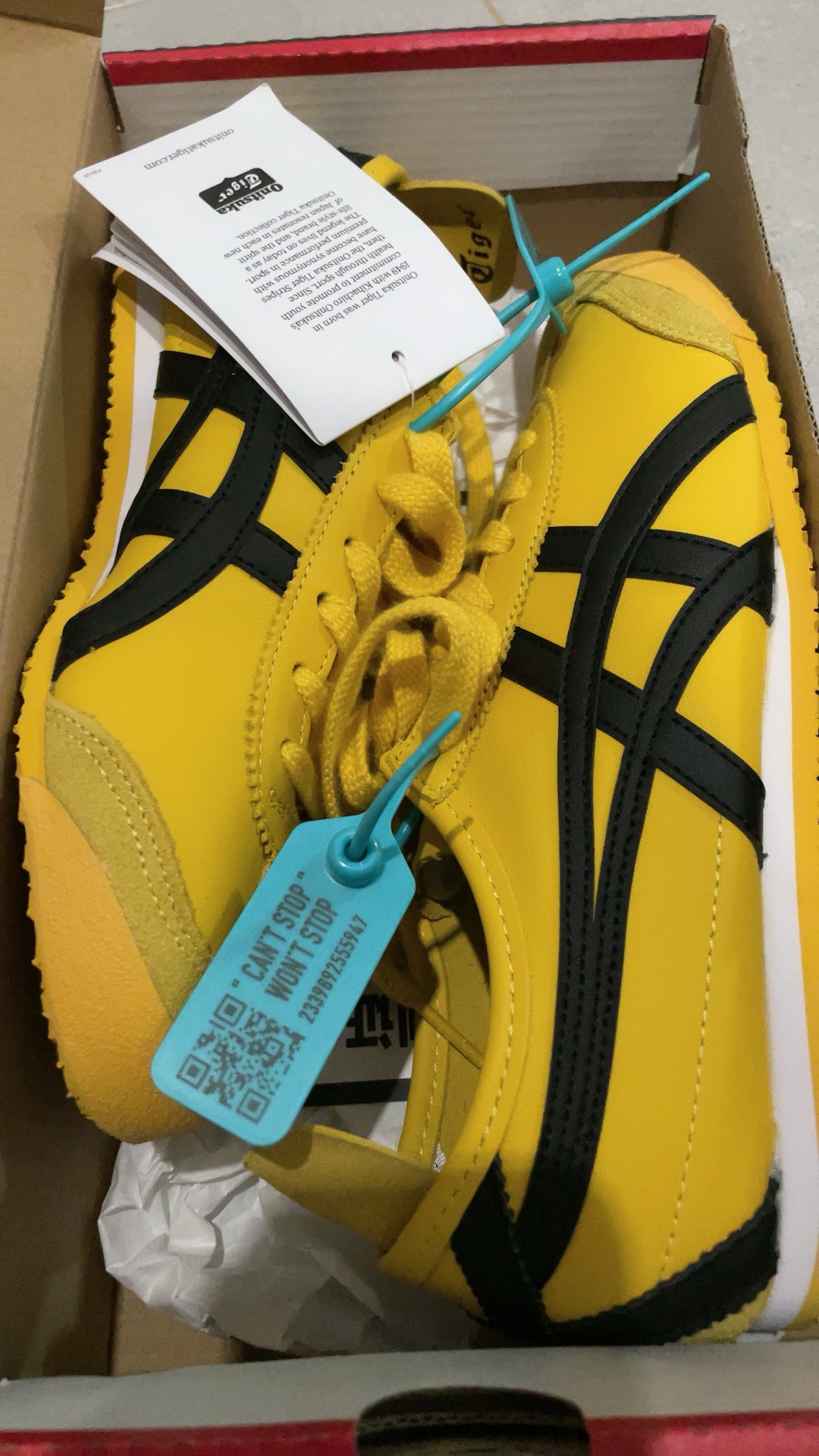 custom review-Onitsuka Tiger MEXICO 66 Slip-resistant Low Top Повседневная обувь Унисекс Желтый