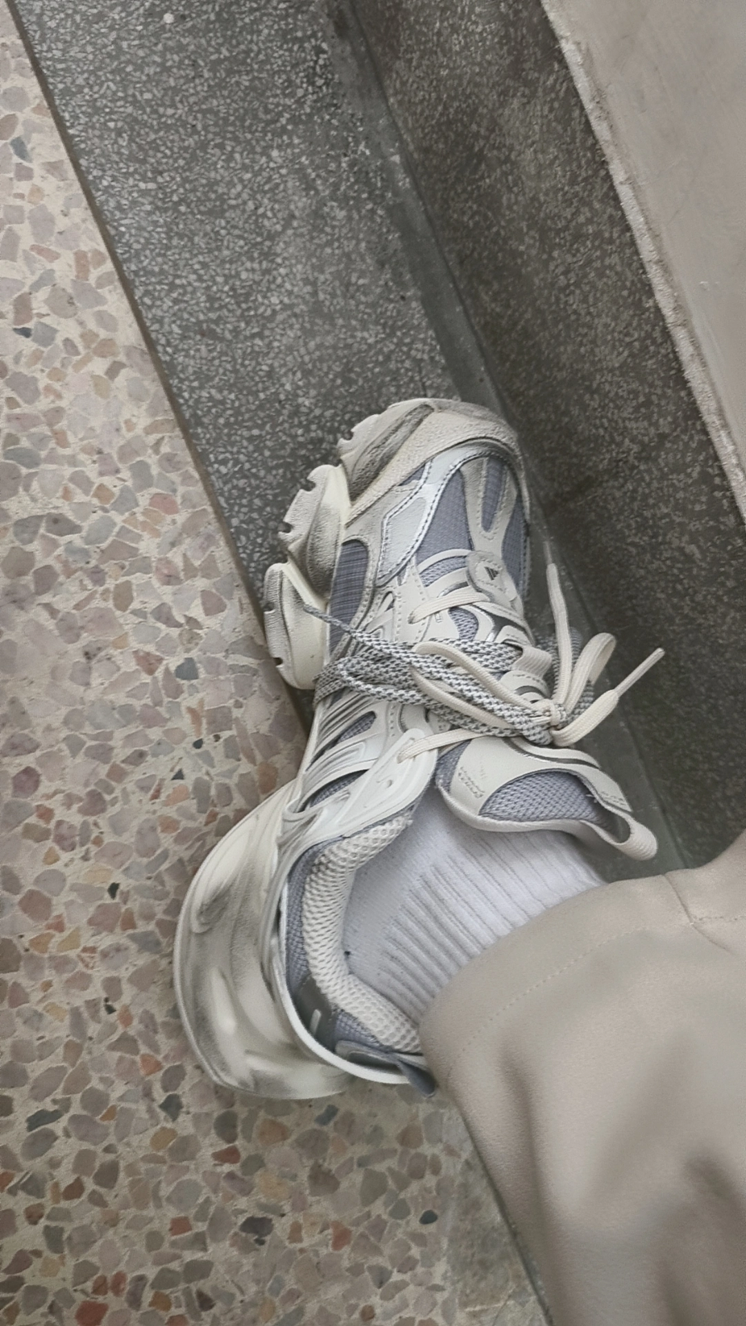 custom review-Adidas XLG RUNNER DELUXE Противоскользящие устойчивые к истиранию низкие беговые кроссовки унисекс белый серебристый