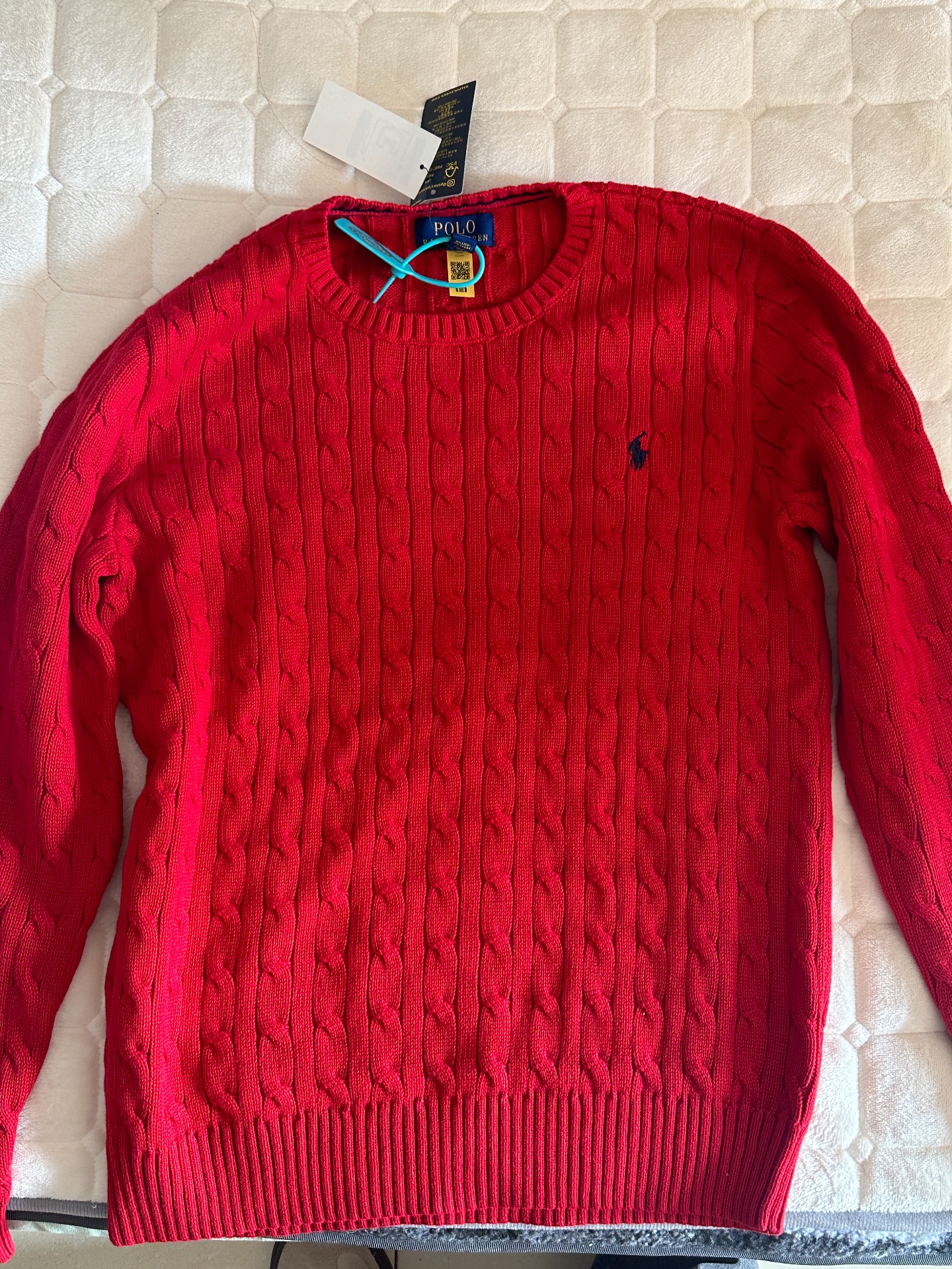 custom review-Polo Ralph Lauren Свитер Детская одежда FW22 Красный Детский