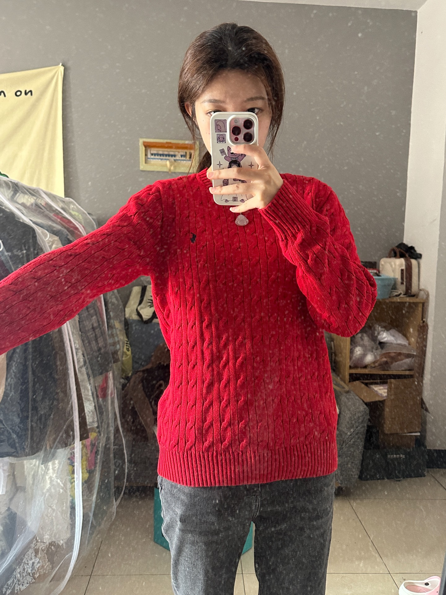 custom review-Polo Ralph Lauren Свитер Детская одежда FW22 Красный Детский