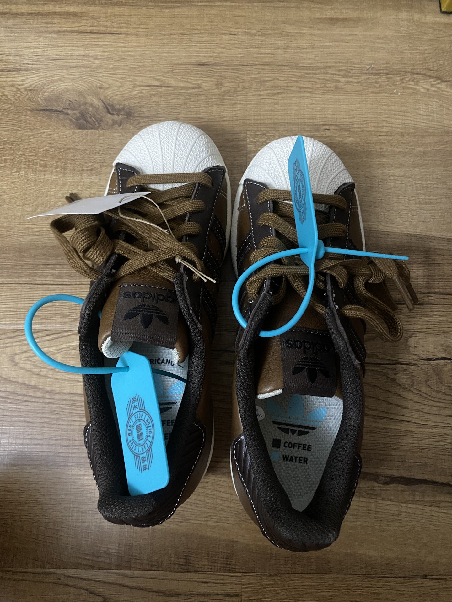 custom review-Adidas Originals SUPERSTAR Амортизация Износостойкие Низкие Кроссовки для Скейтбординга Унисекс Темно-Кофейный