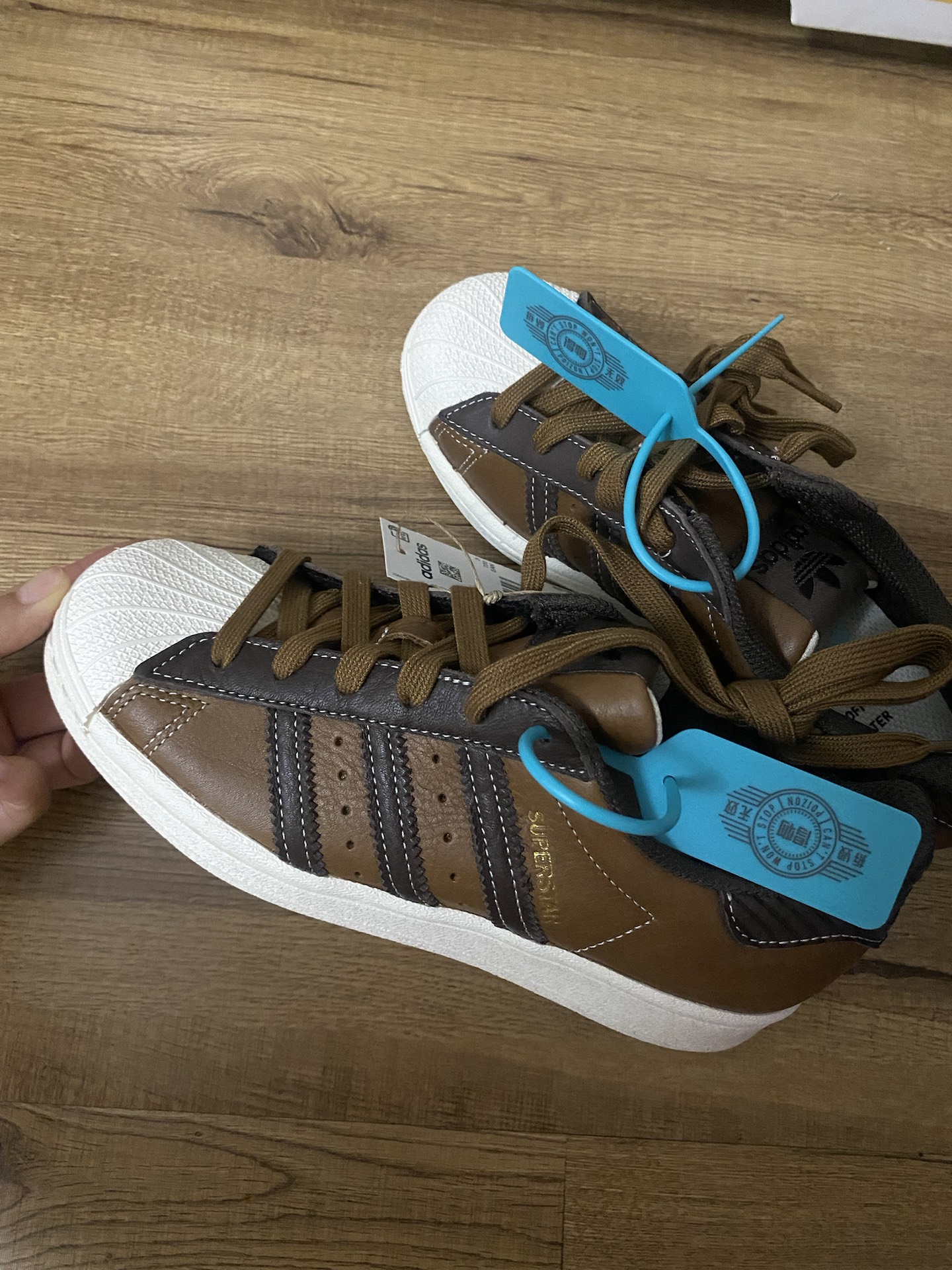 custom review-Adidas Originals SUPERSTAR Амортизация Износостойкие Низкие Кроссовки для Скейтбординга Унисекс Темно-Кофейный