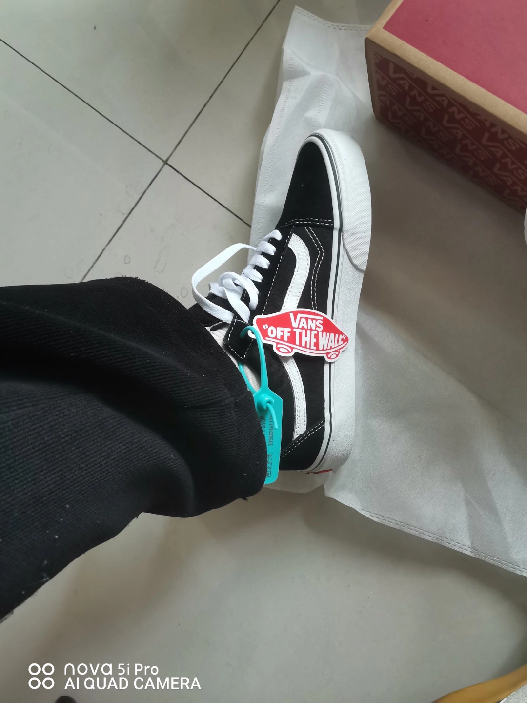 custom review-Vans Old Skool Черный Низкий Топ Скейтборд Кроссовки Унисекс Черный Белый