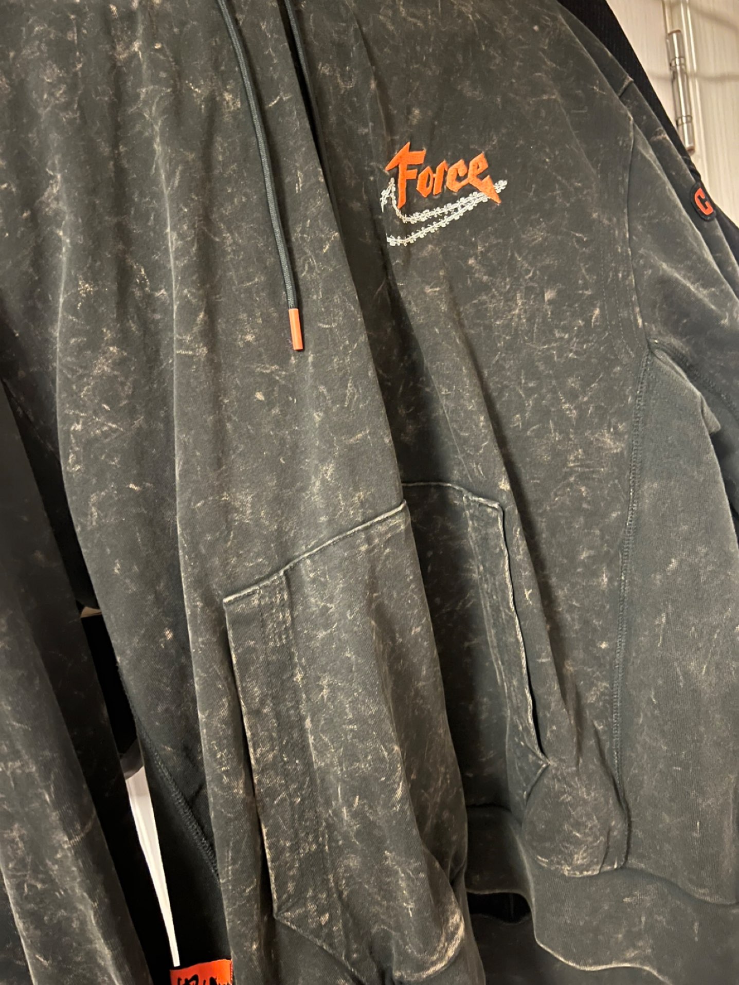 custom review-Nike Серый Мужской Свитшот