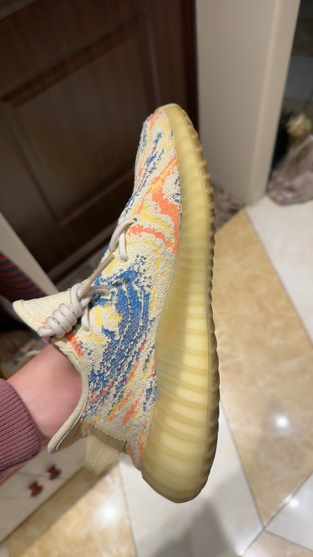 custom review-Adidas Originals Yeezy Boost 350 V2 'Dark SALT' Низкий Топ Повседневная Обувь Унисекс Черный