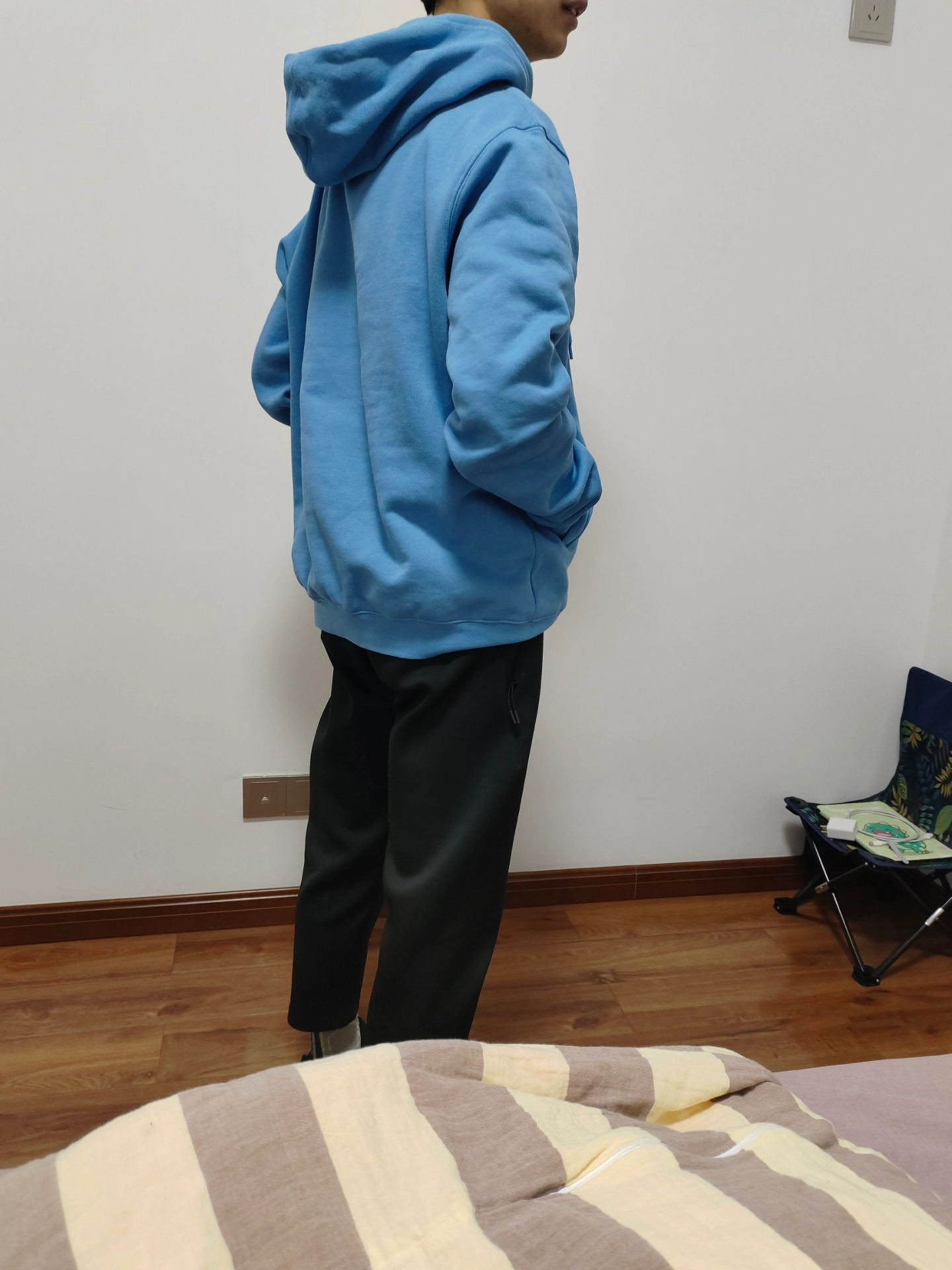 custom review-Nike Синий Мужской Свитшот