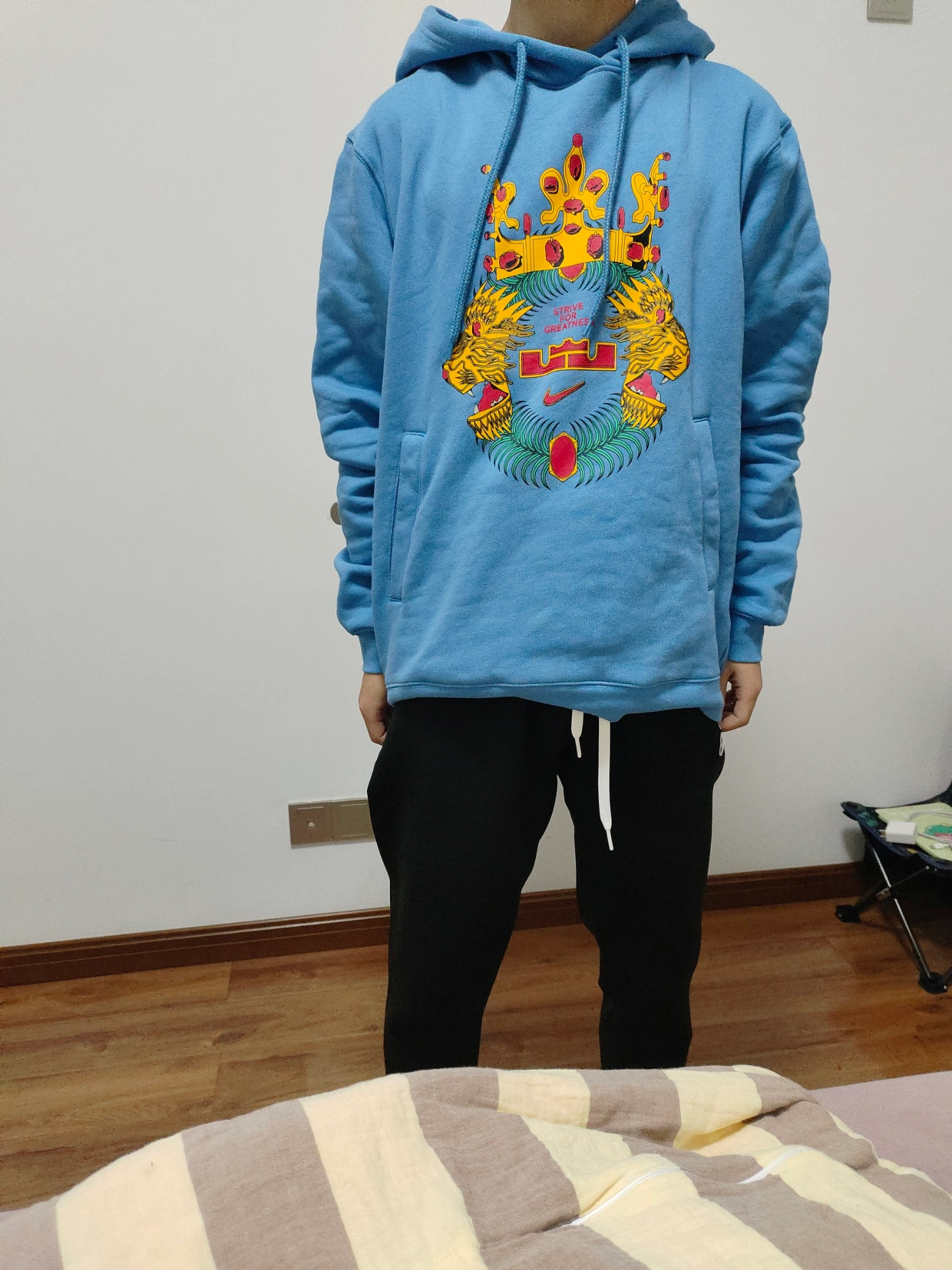 custom review-Nike Синий Мужской Свитшот