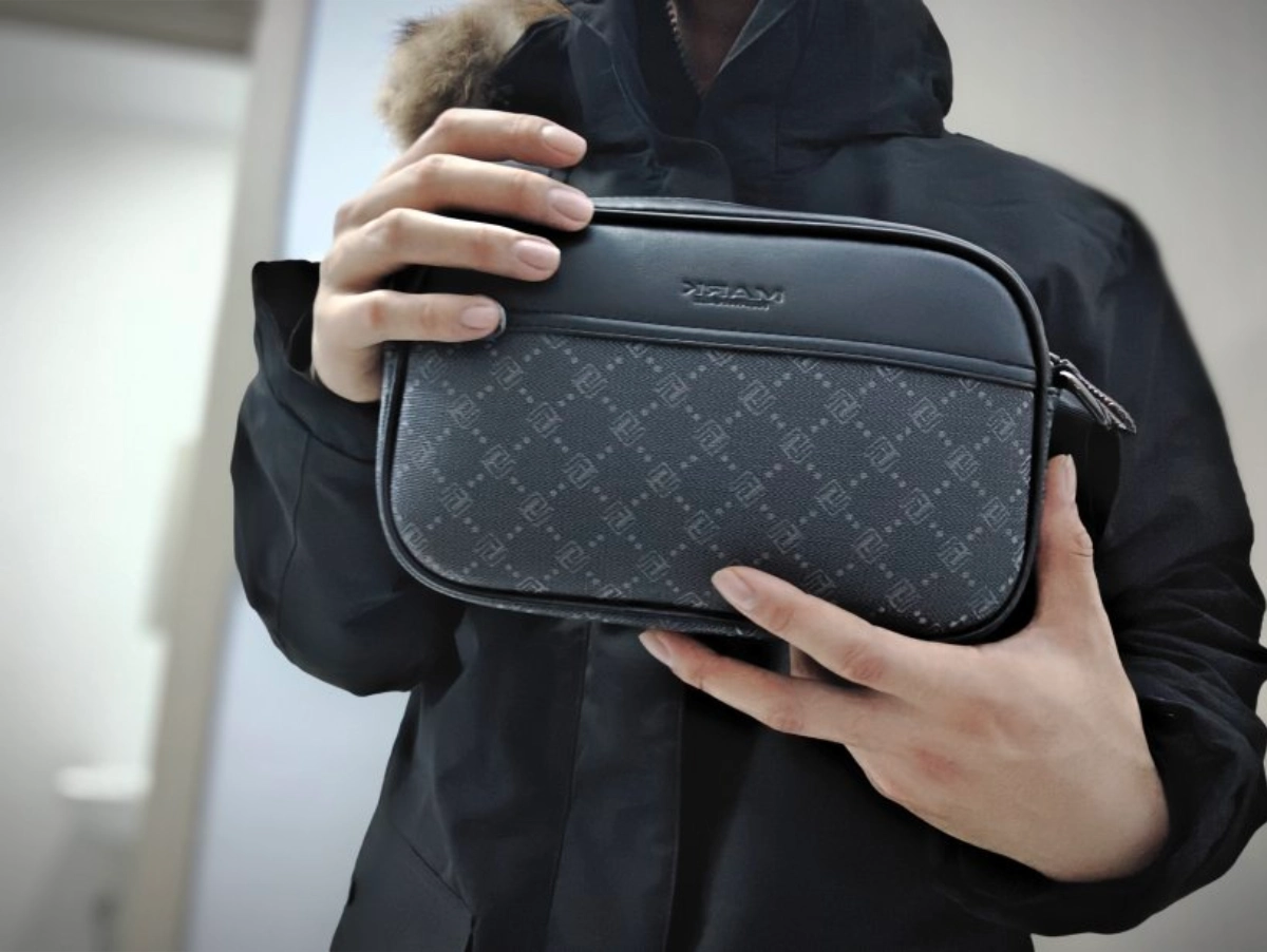 custom review-FAIRWHALE ПВХ Сумка через плечо Маленькая Унисекс Свинцово-серый