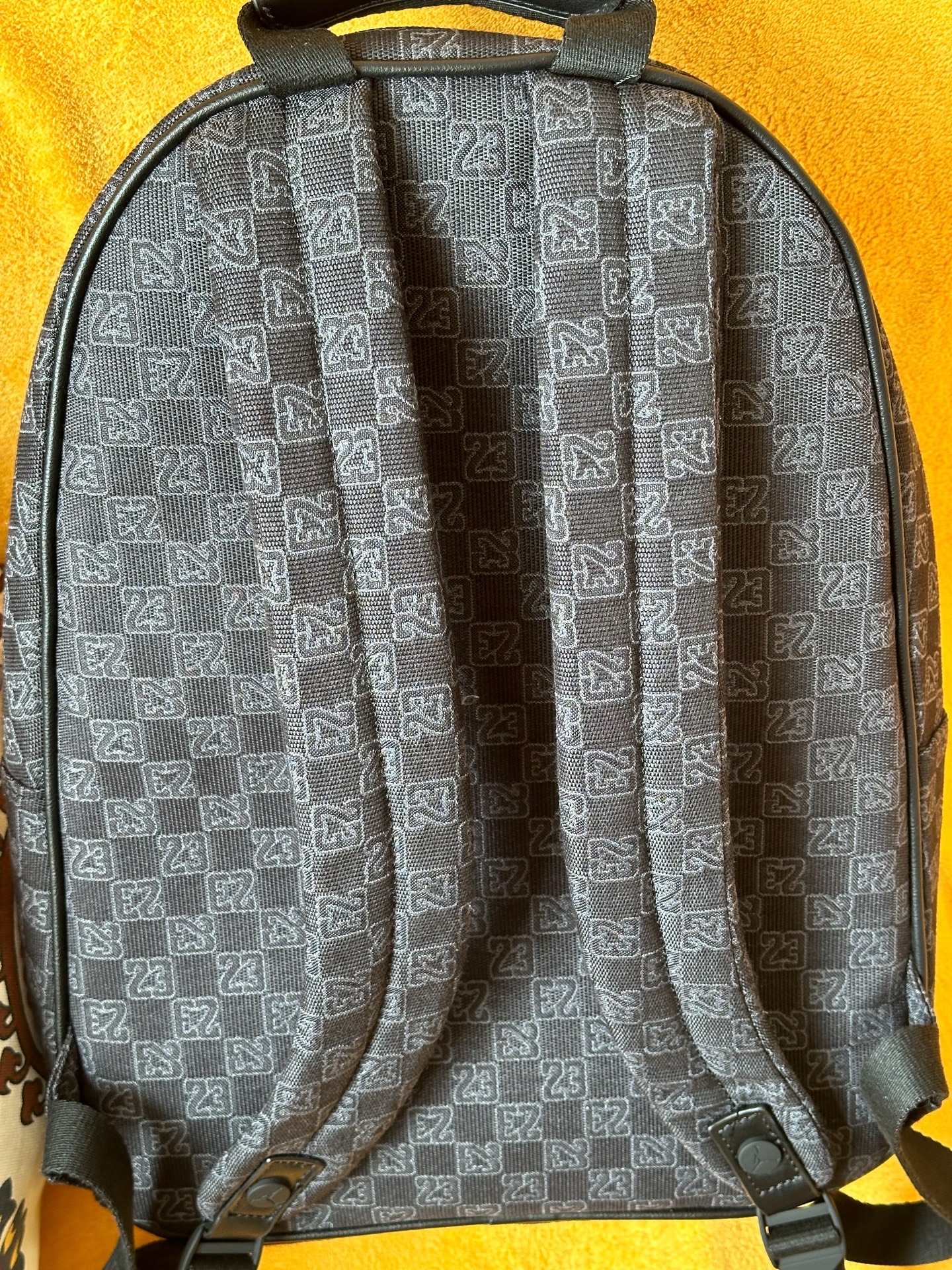 custom review-Jordan Polyester Backpack Medium Men's Black Джордан Полиэстер Рюкзак Средний Мужской Черный