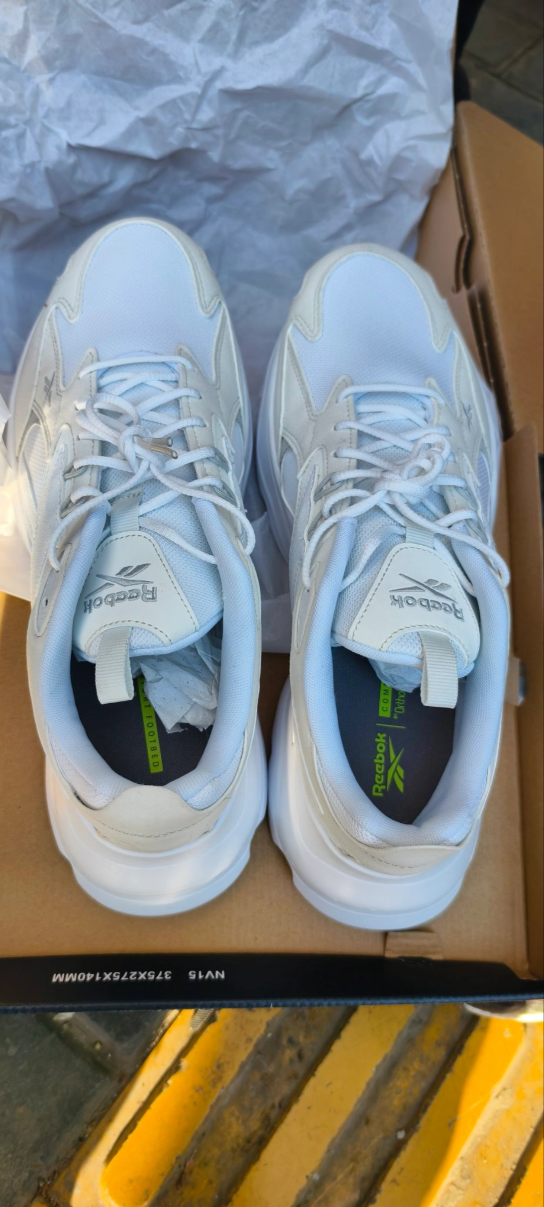 custom review-Reebok совместный бренд ROYAL BRIDGE 4 Low Топ Casual Унисекс Белый