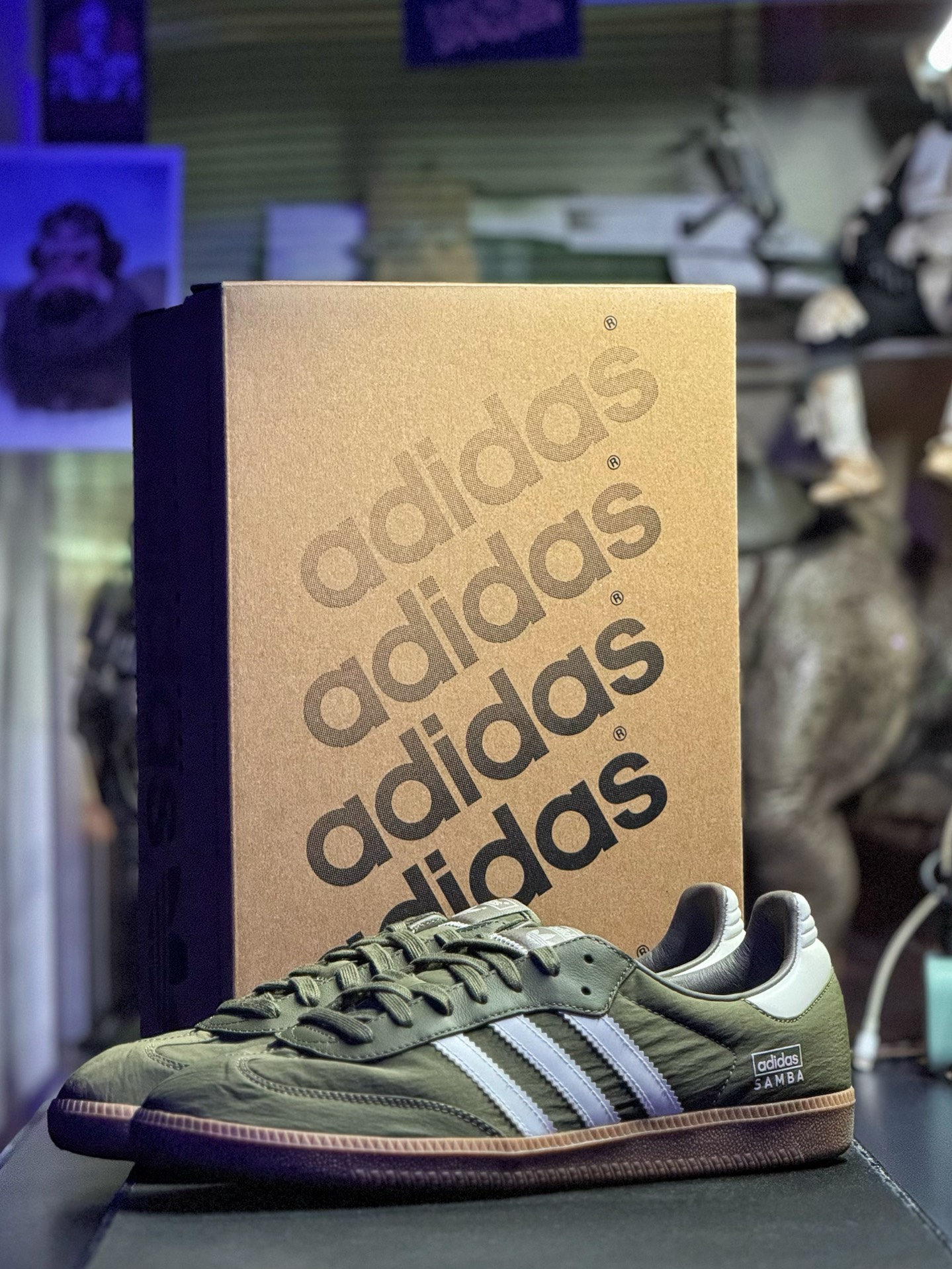 Adidas Samba OG Focus Olive Green US M 9.5 - POIZON