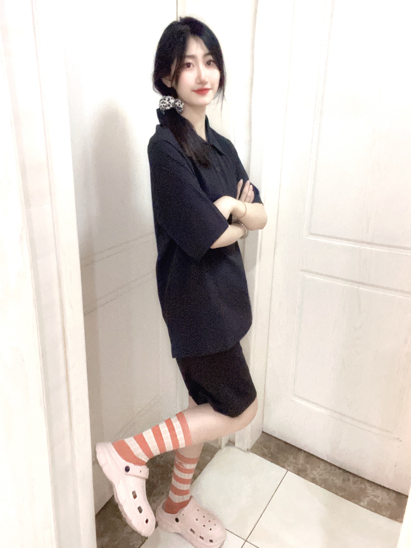 喜欢的袜子穿脚上