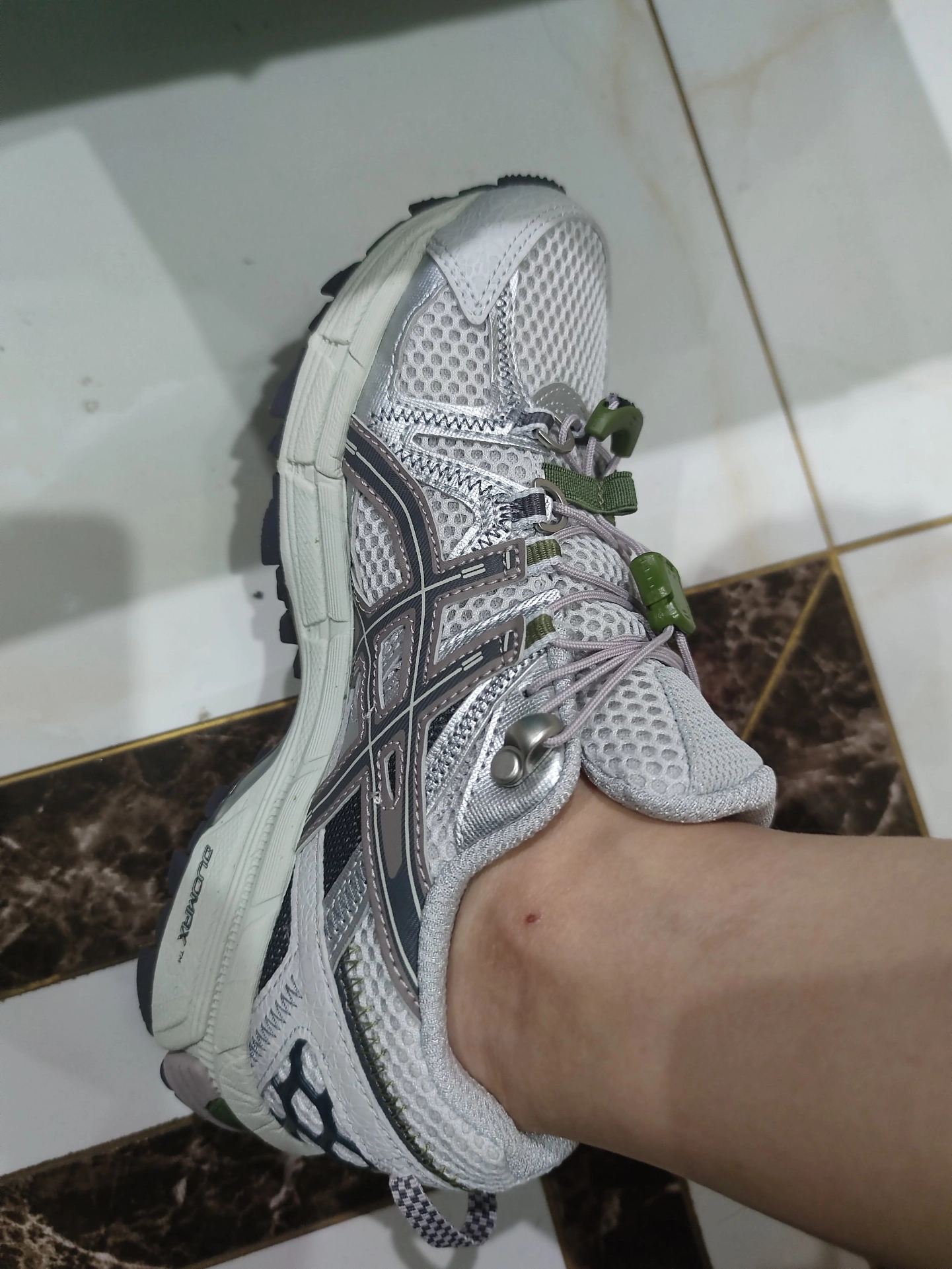 custom review-ASICS Гель Kahana 8 FL противоскользящие дышащие и прочные низкие кроссовки для бега по пересеченной местности женские серые