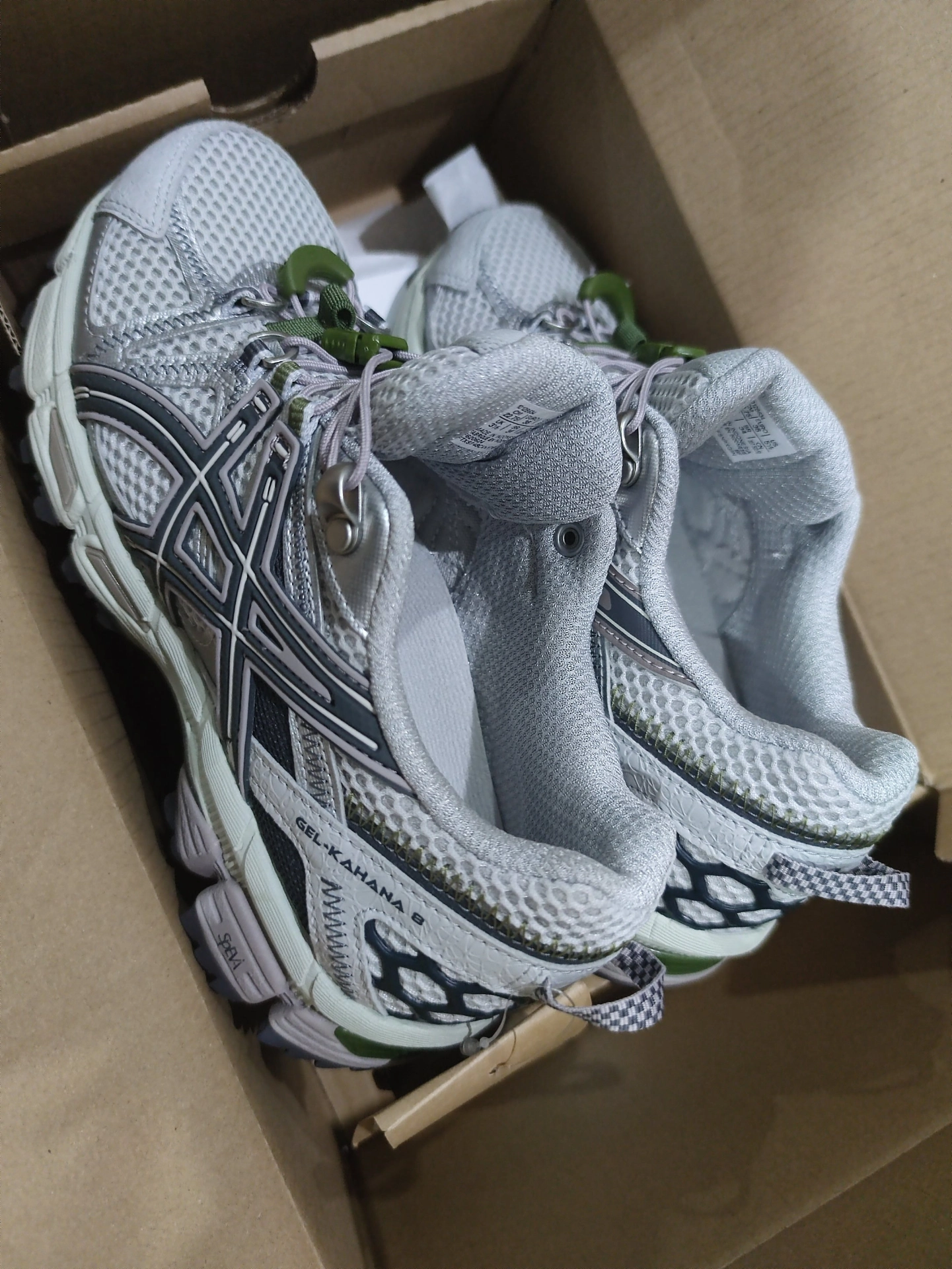 custom review-ASICS Гель Kahana 8 FL противоскользящие дышащие и прочные низкие кроссовки для бега по пересеченной местности женские серые