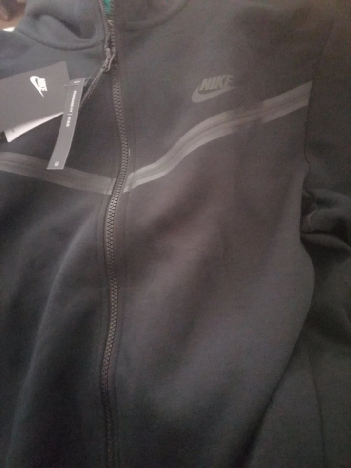 custom review-Nike Sportswear Ханьфу-платье в стиле худи Разборный обруч Мужской Черный