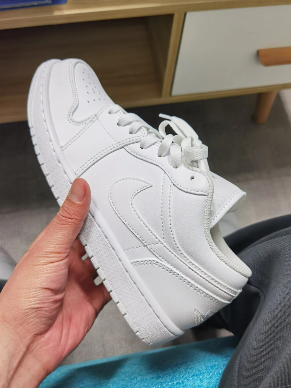 custom review-Jordan Air Jordan 1 Low Топ Винтажные Баскетбольные Кроссовки Мужские Белые